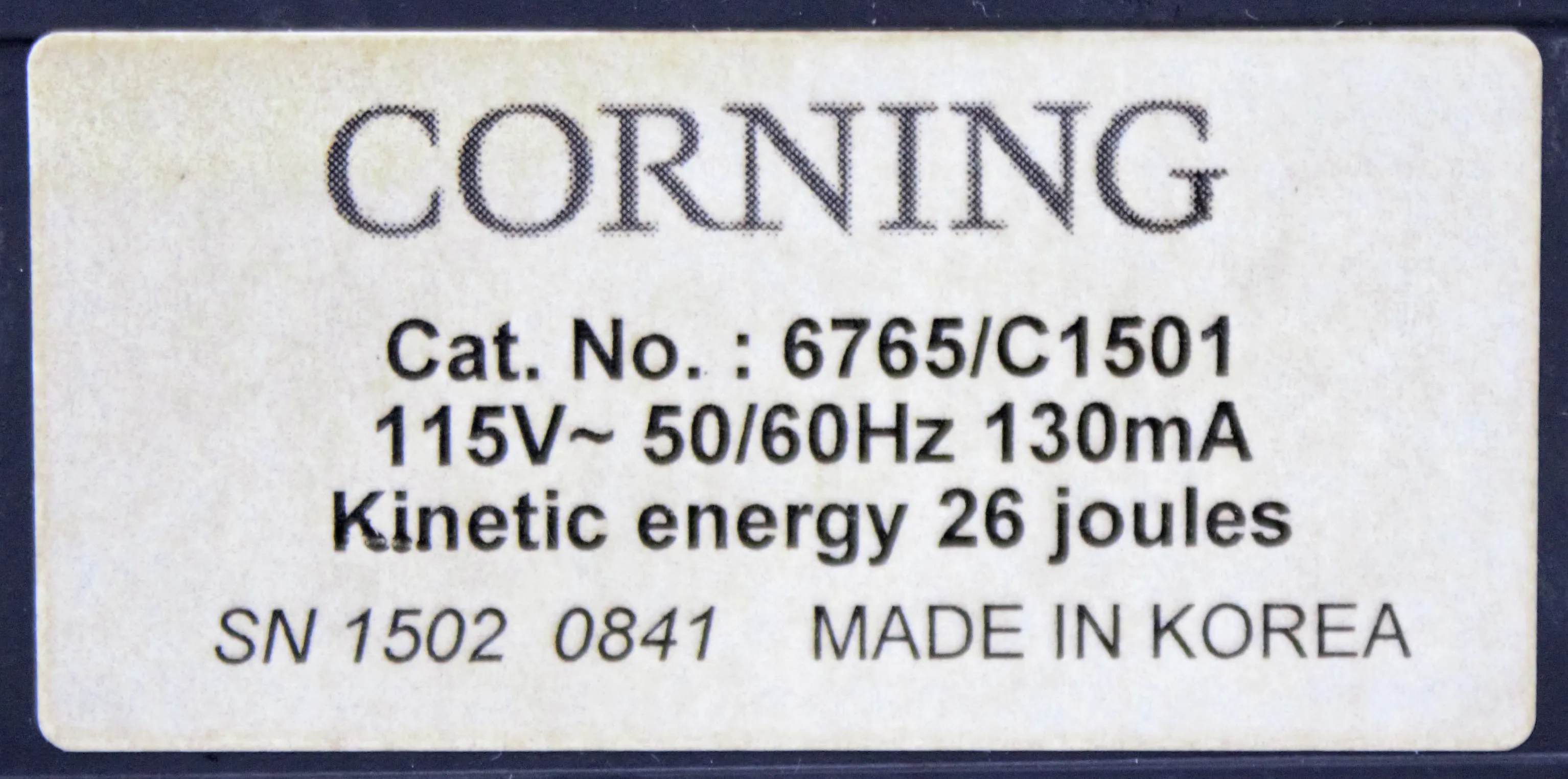 Corning 6765 LSE Mini Microcentrifuge with 8-Place x 1.5/2.0mL & 4-Place PCR Strip Rotors, 120V