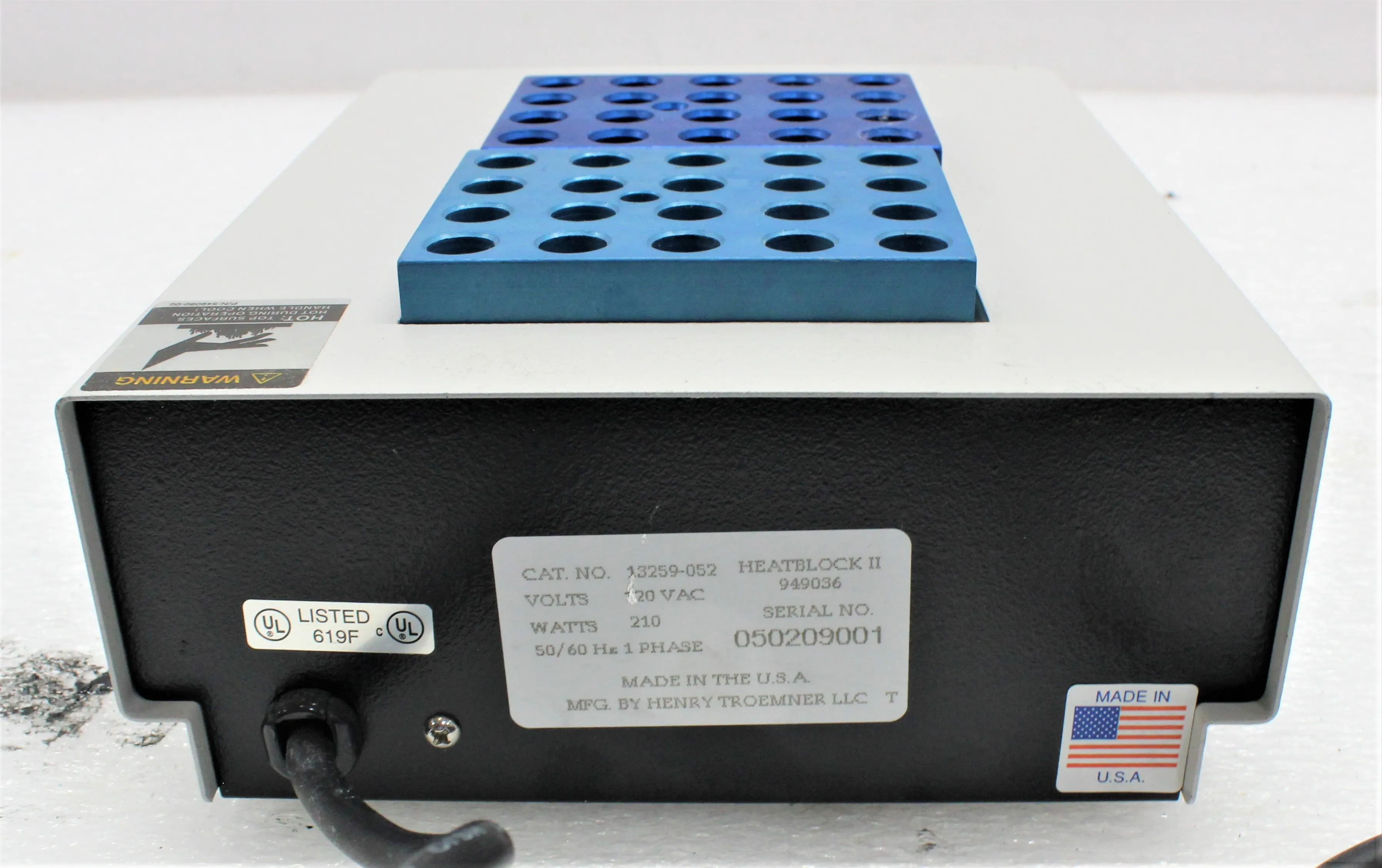 VWR Digital HeatBlock II 13259-052 Lab Equipment