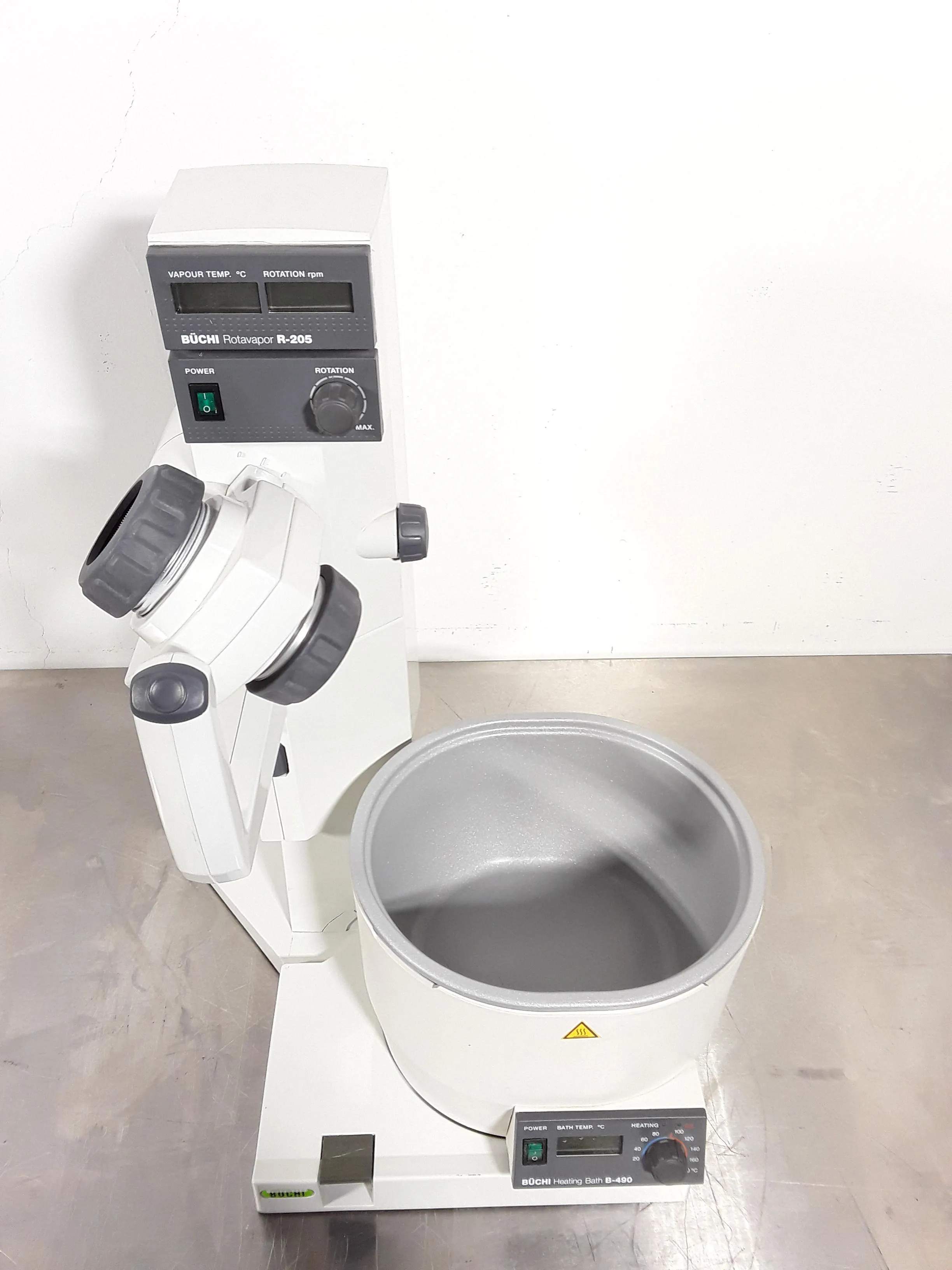 BUCHI R-205/B-490 Rotavapor System with Heating Bath, N/A Serial Number