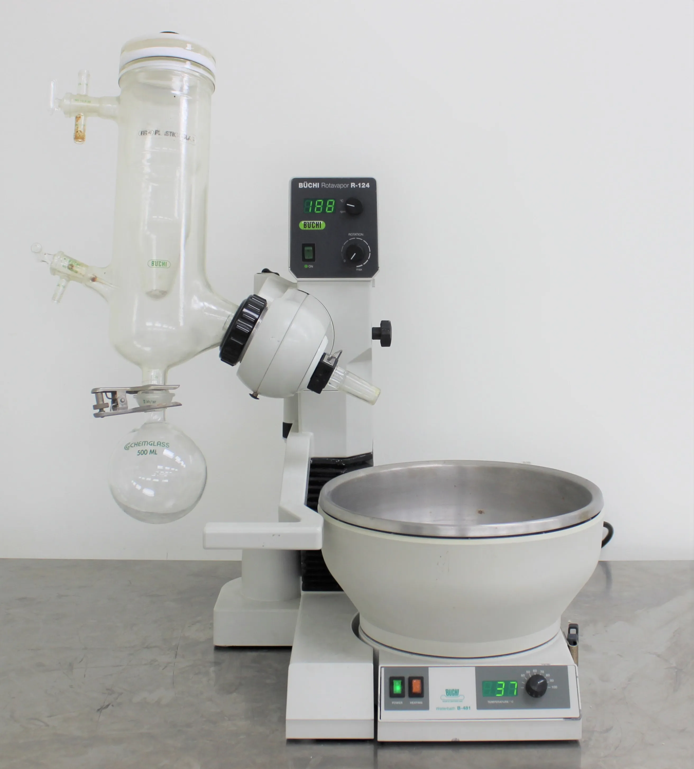 BUCHI R-124 Rotavapor Rotary Evaporator System