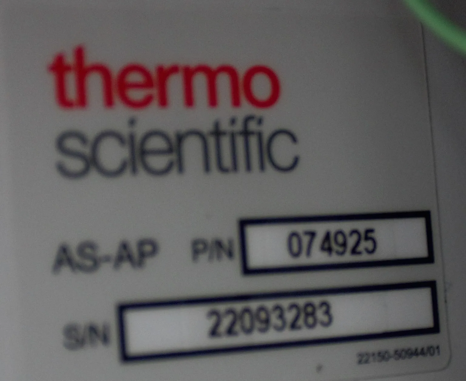 Thermo Dionex AS-AP Autosampler Used for HPLC/FPLC/GC/CE