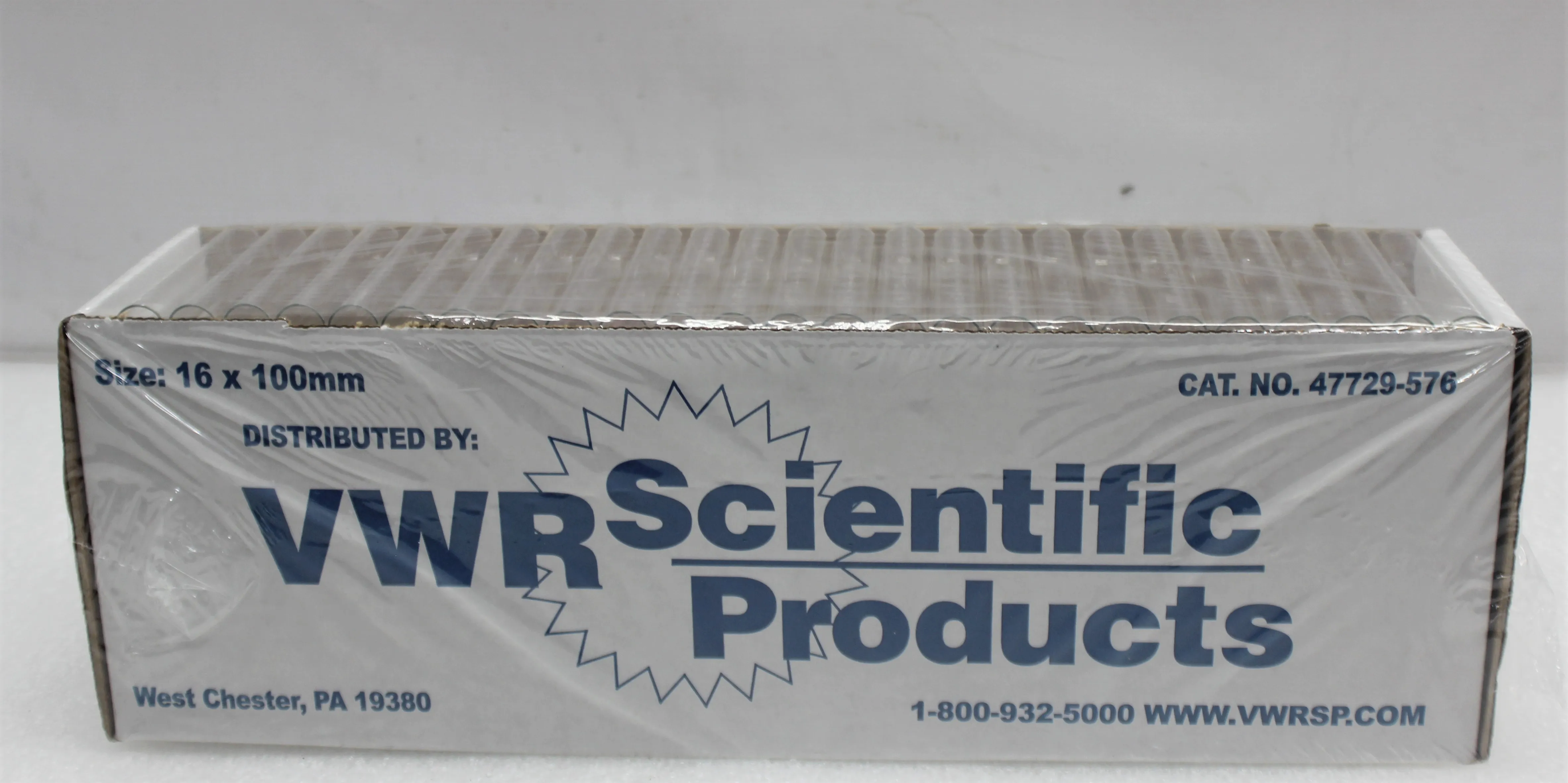 VWR Disposable Culture Tubes, 16 x 100 mm, Pack of 250