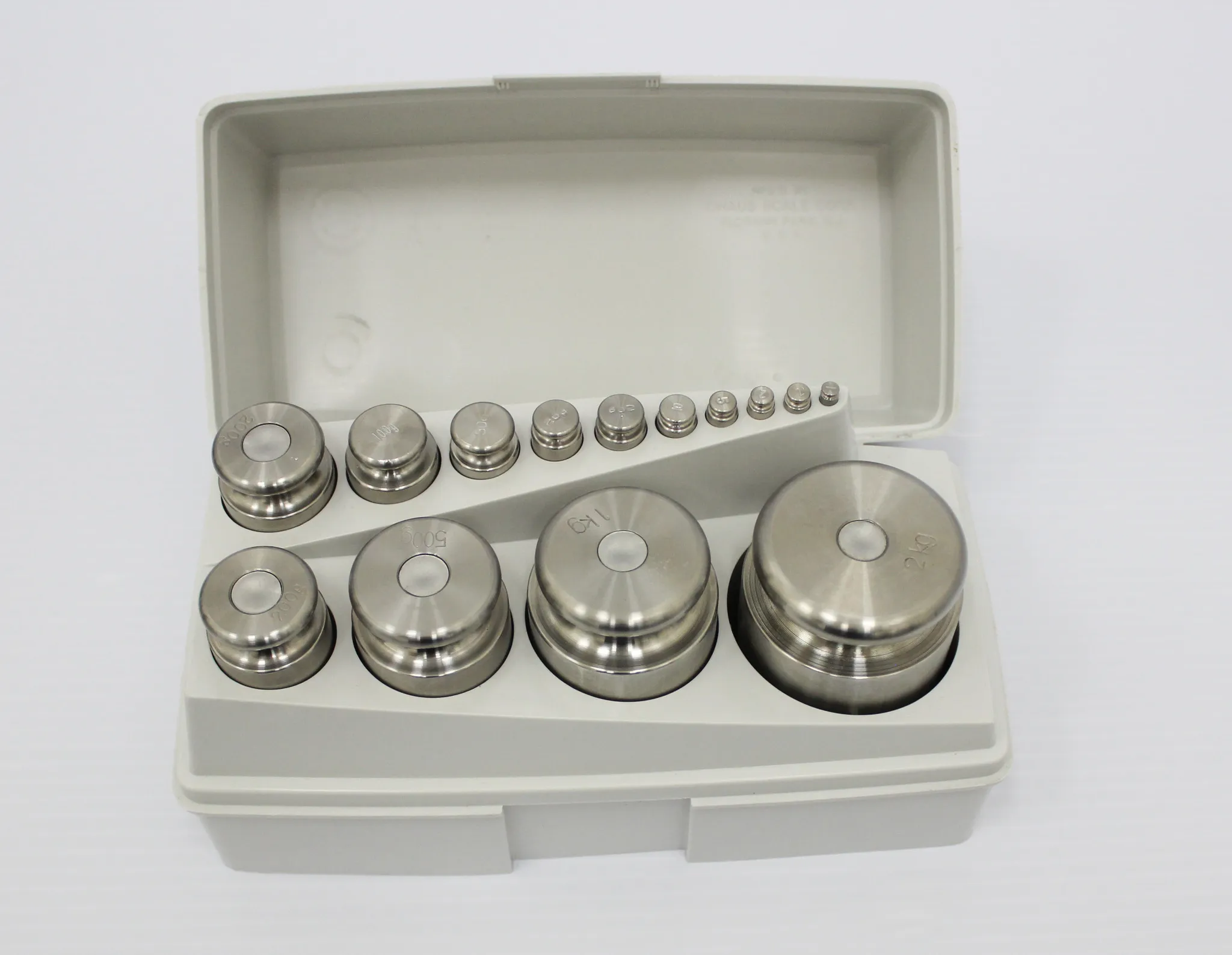 Sto-A-Weigh Set 2000-1g (14 Total Pieces) - ASTM Class 7 Calibration Weights