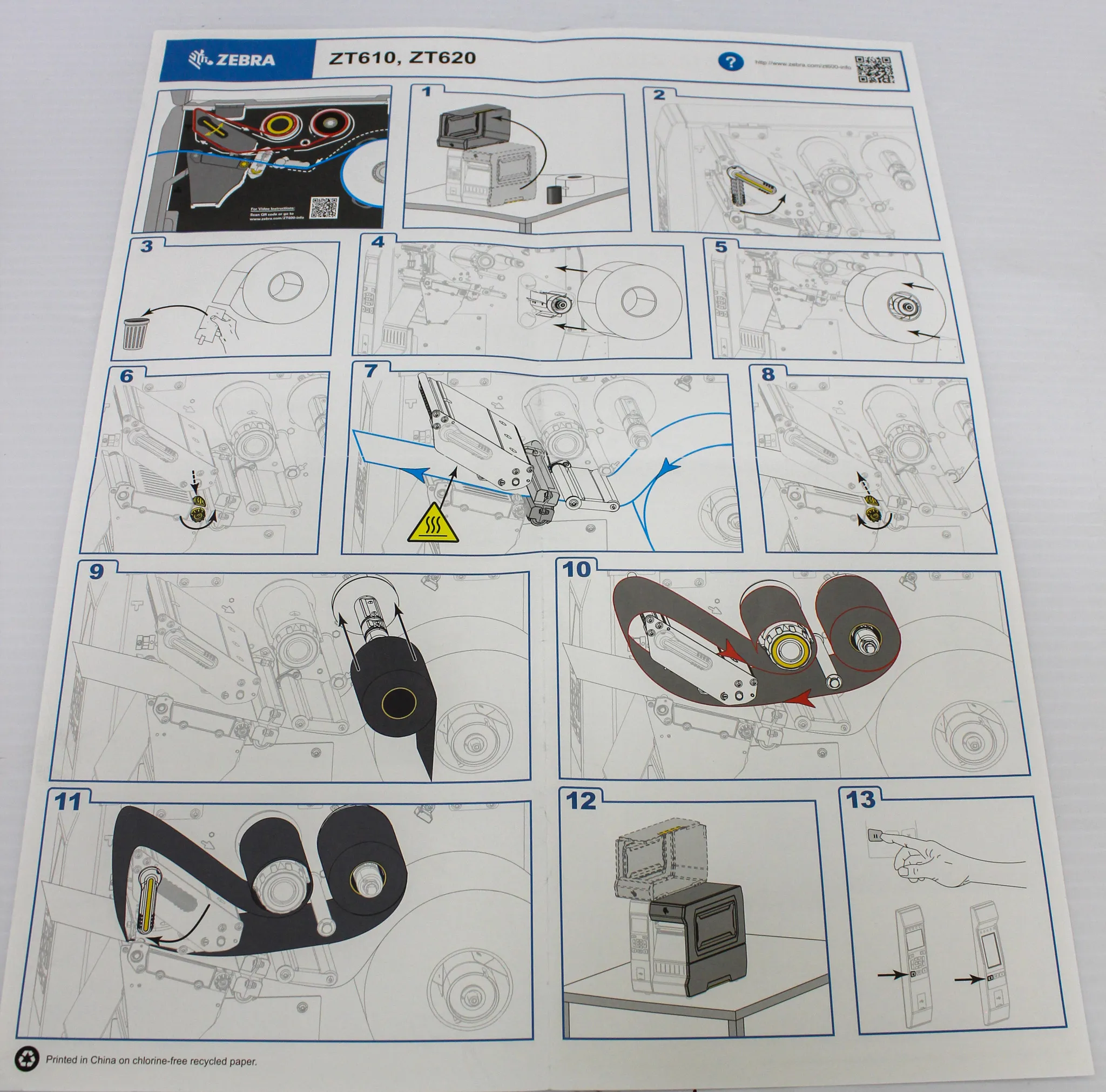 ZEBRA ZT1610, ZT620 Barcode Label Printer with Computer