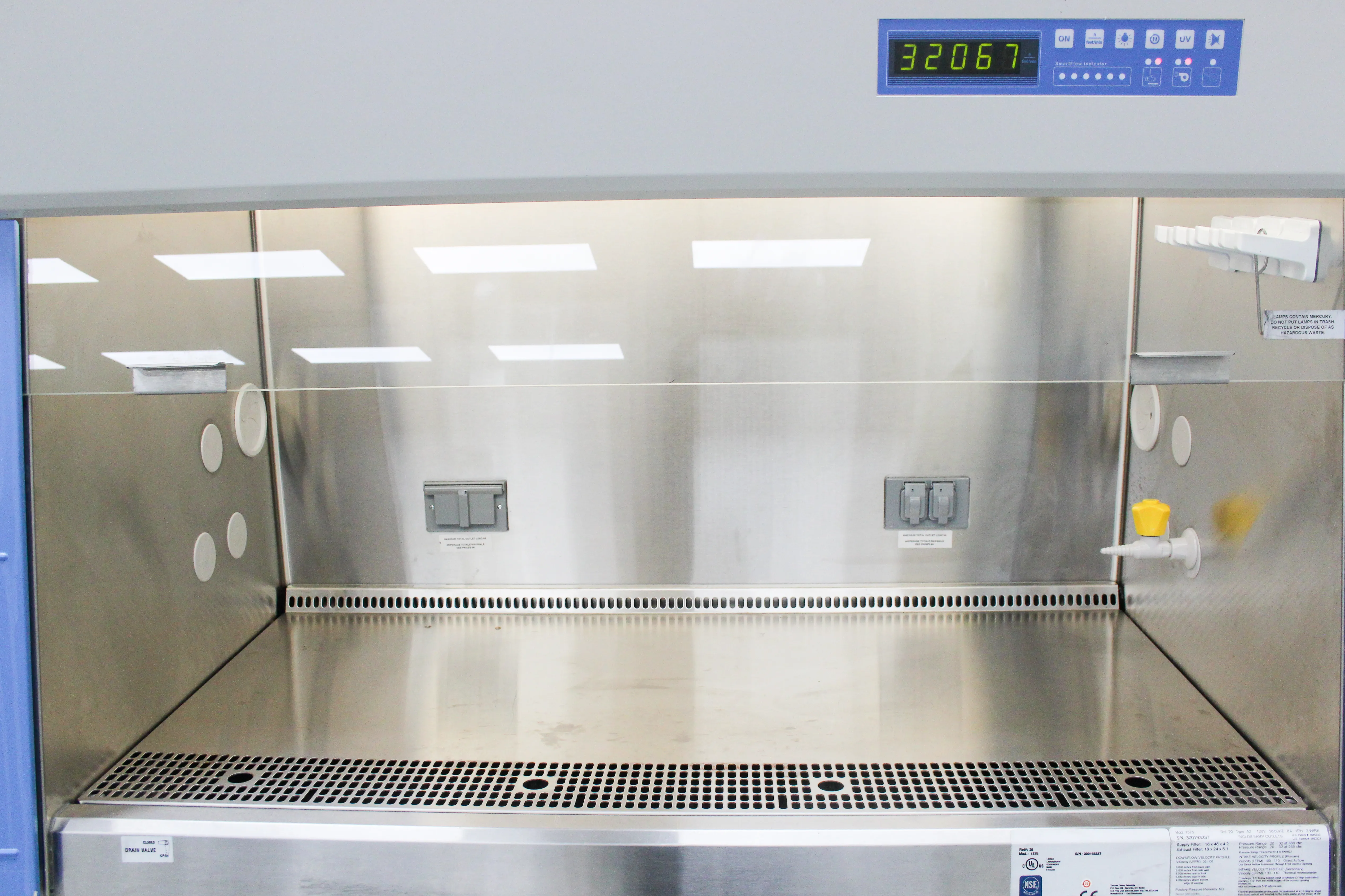 Thermo 1300 Series Class II, Type A2 Bio Safety Cabinet 1375 with Stand