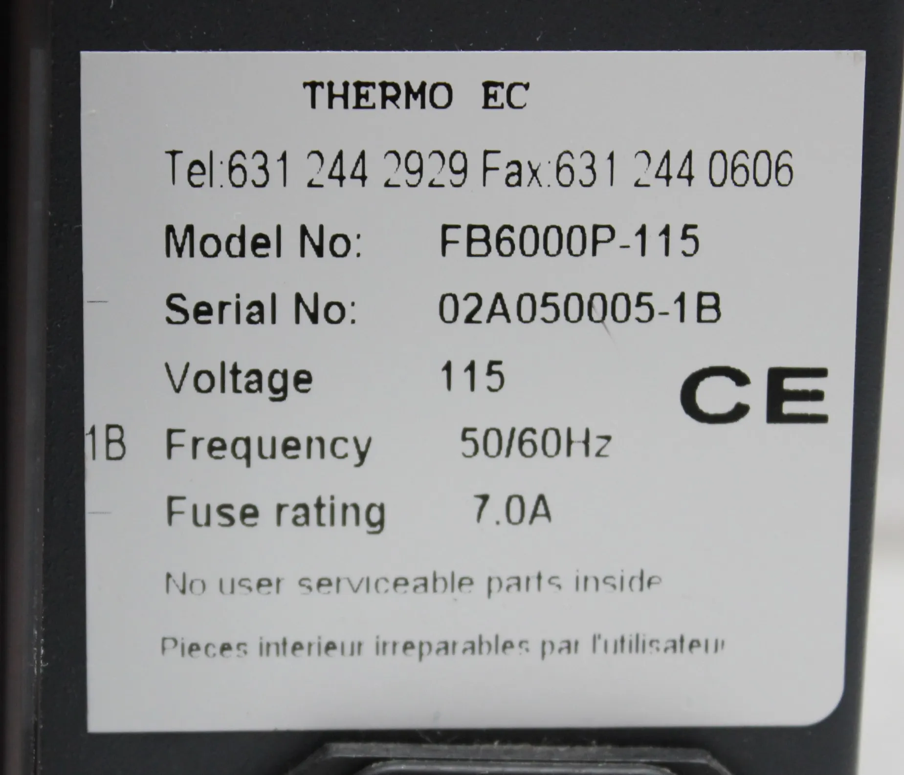 Thermo EC6000P Programmable Power Supply