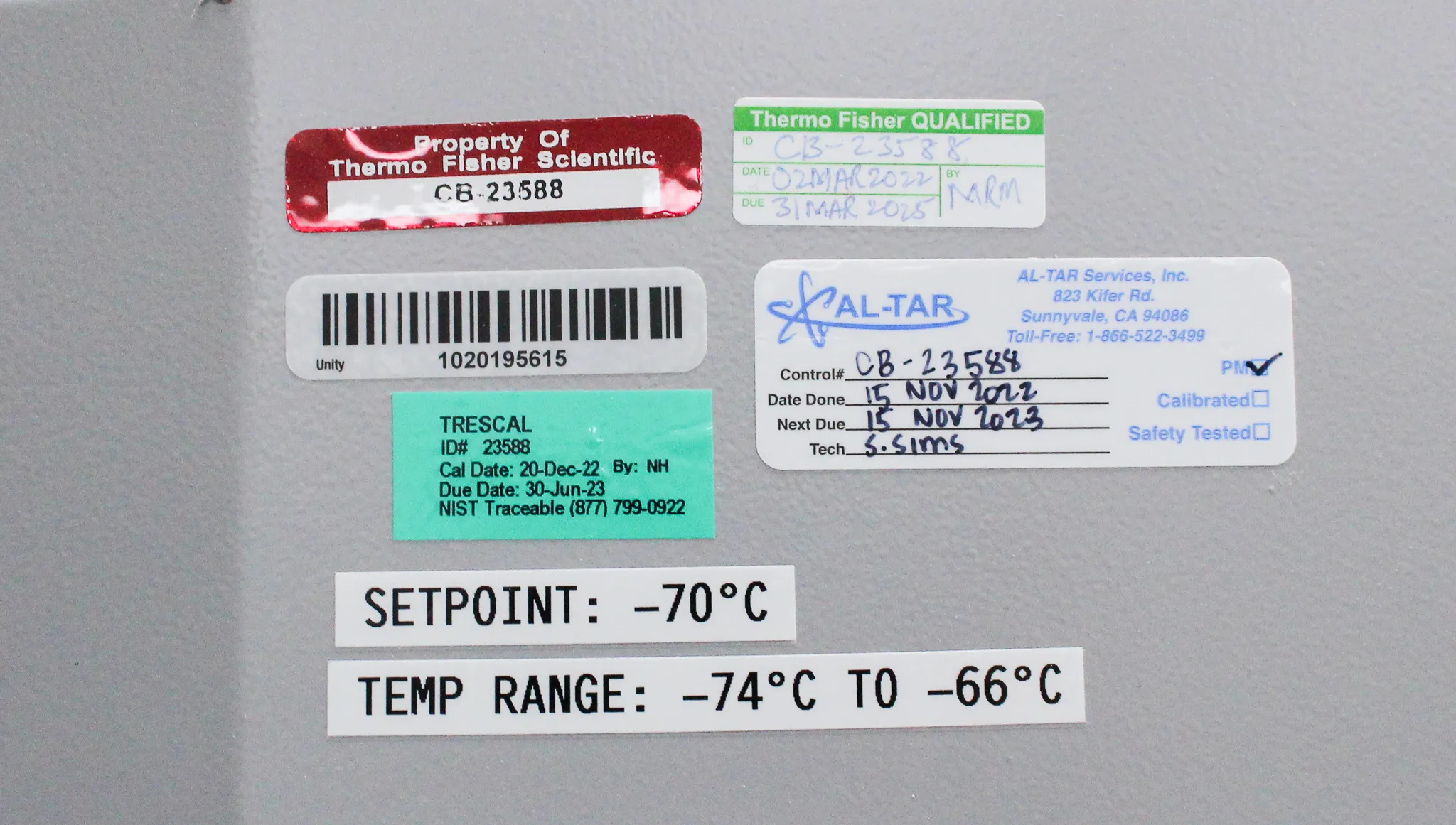 Thermo Scientific TSX Series -80c Ultra Low Temperature Freezer TSX40086D