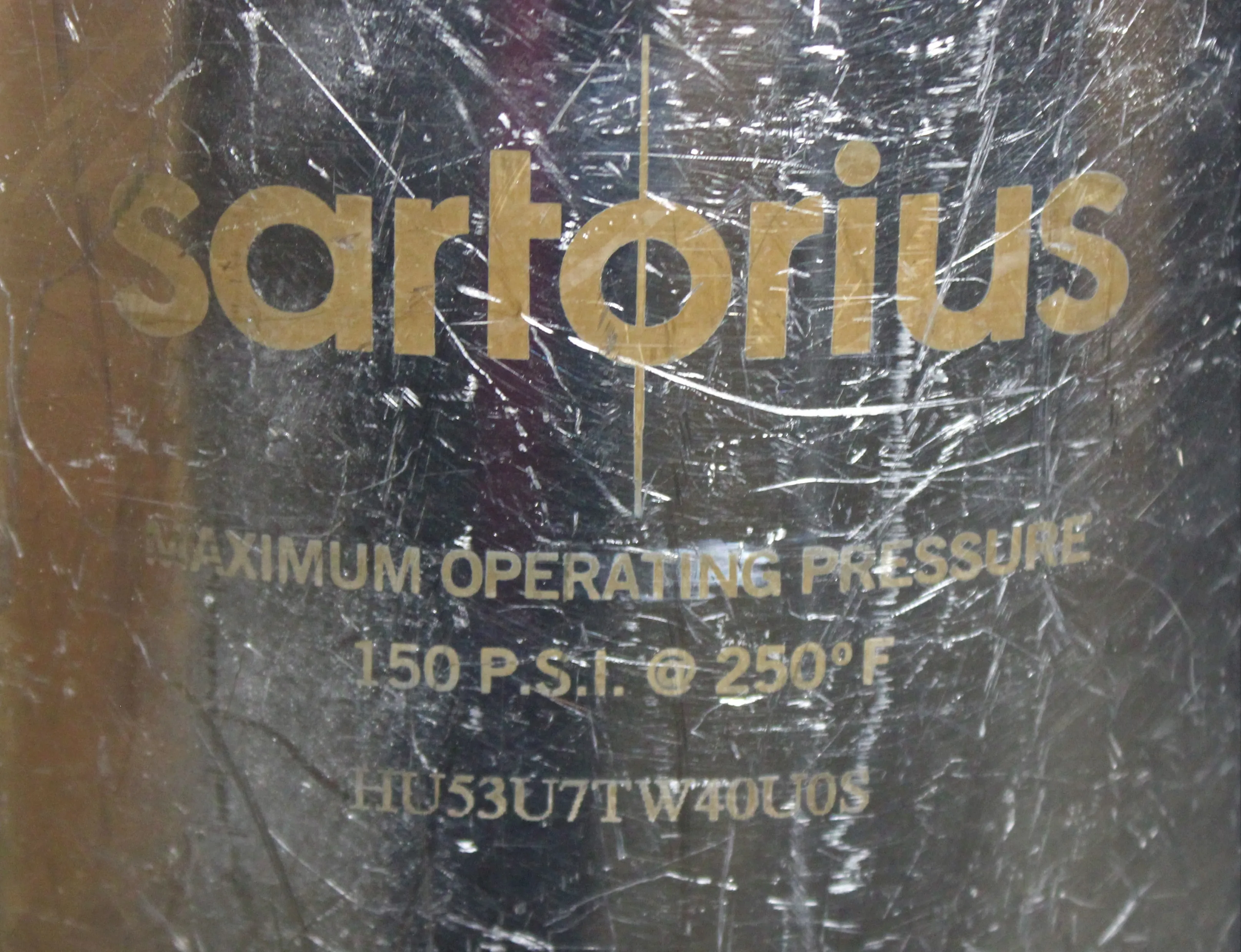 Sartorius HU53U7TW40U0S Sanitary Beverage Filtration Housing