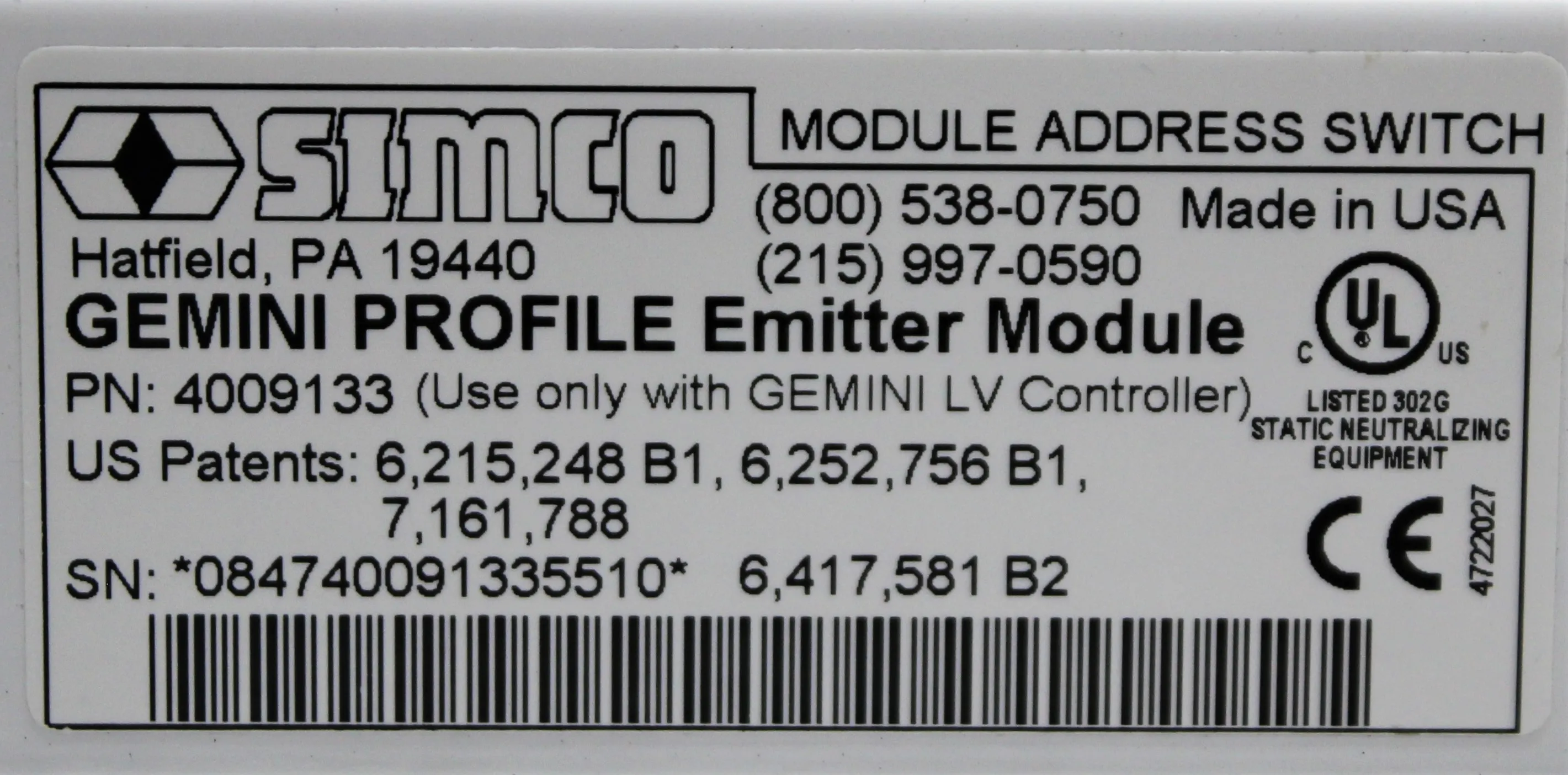 Simco Gemini Profile Emitter Module System