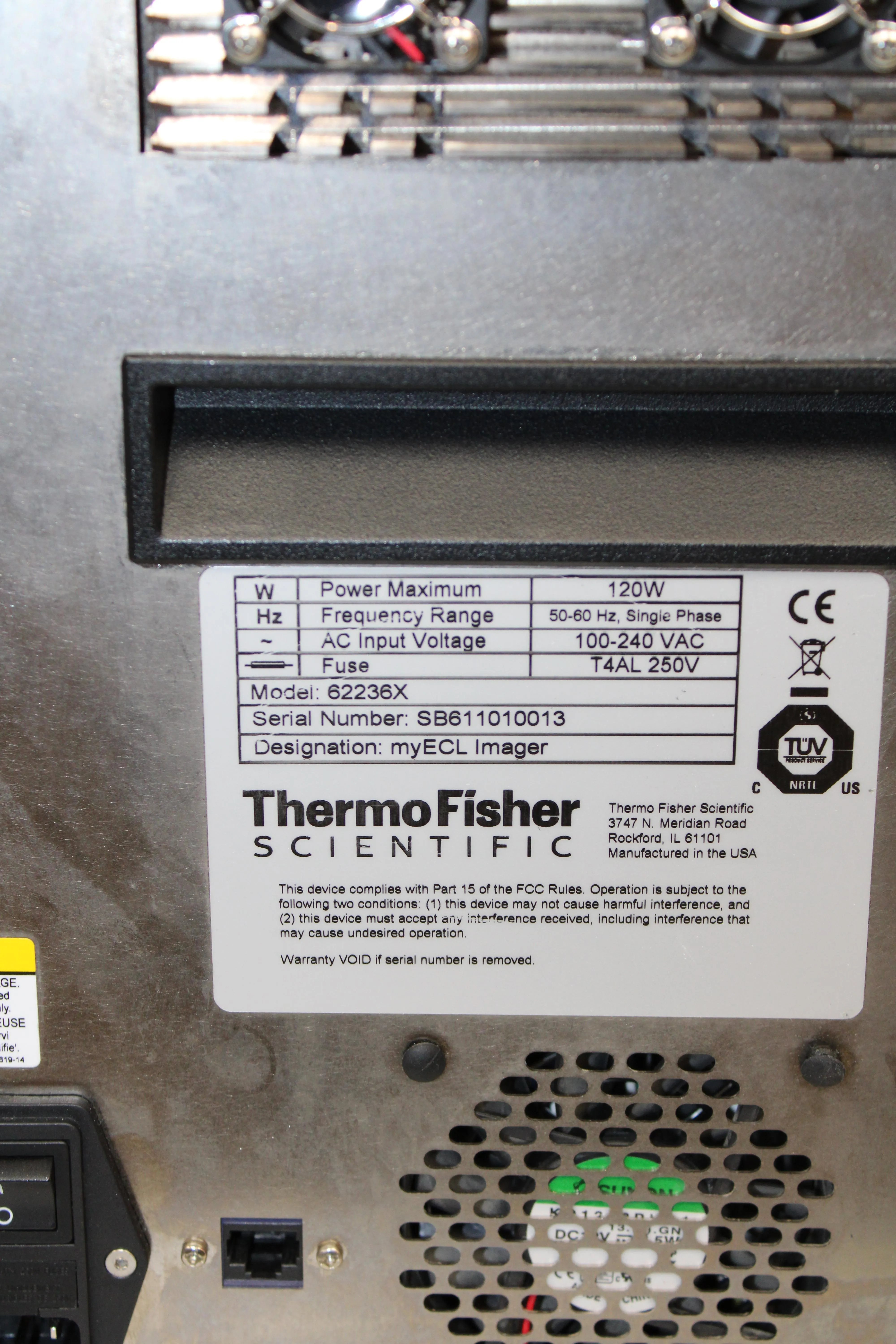 Thermo Fisher myECL Imager 62236X