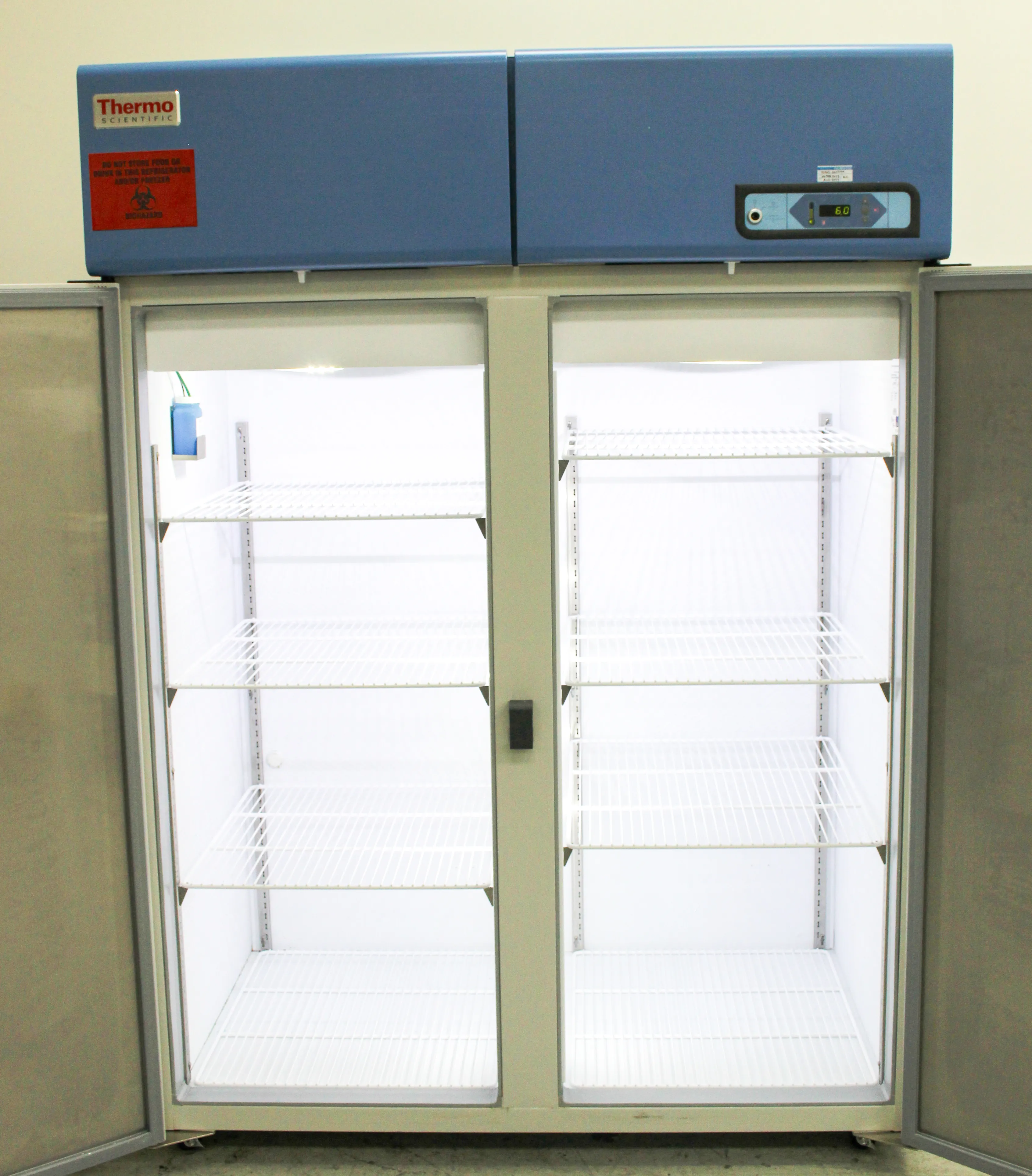 Thermo Scientific Revco REL5004A Upright Lab Refrigerator, Dual Solid Door