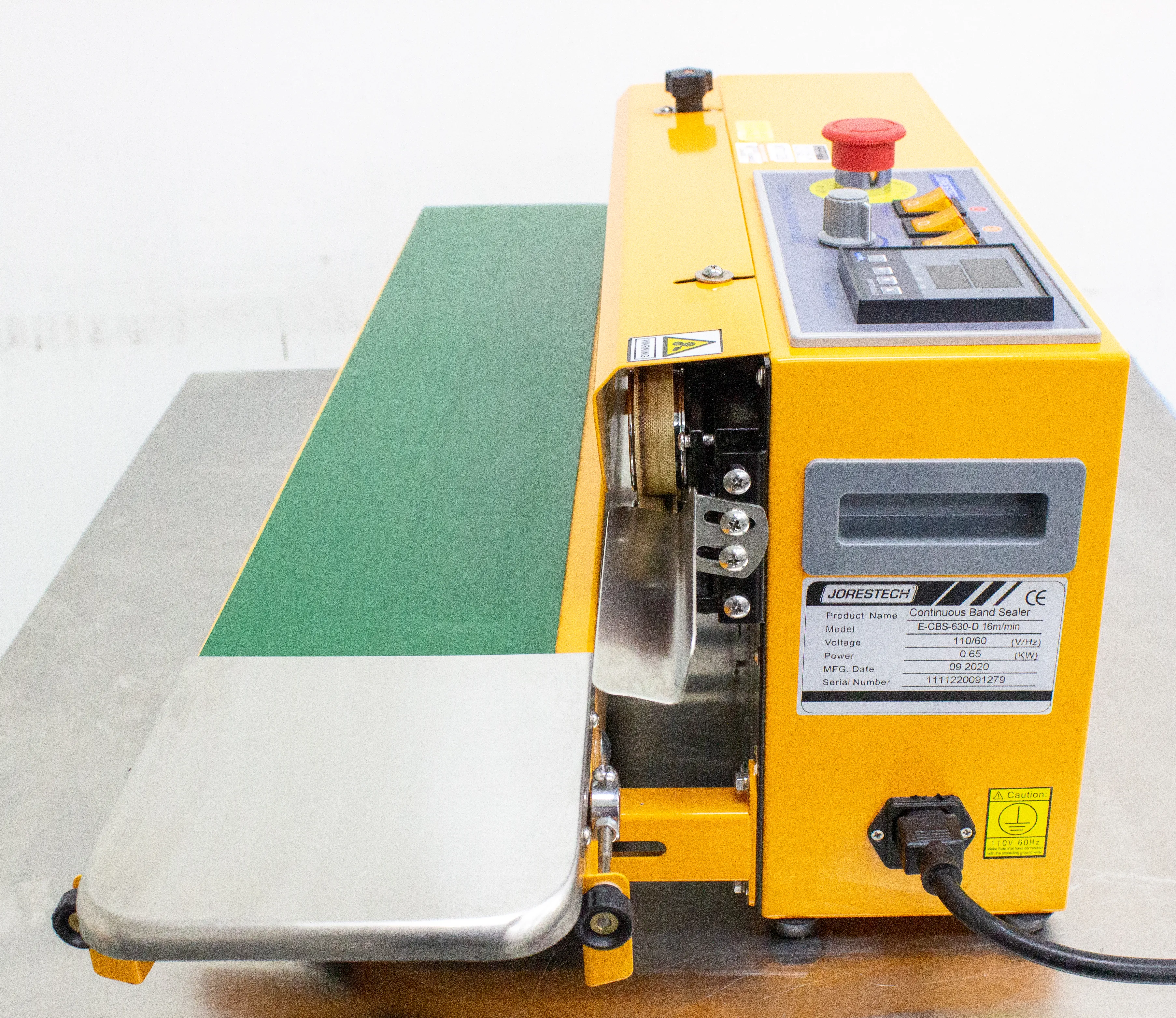 Jorestech Continuous Band Sealer Model E-CBS-630D