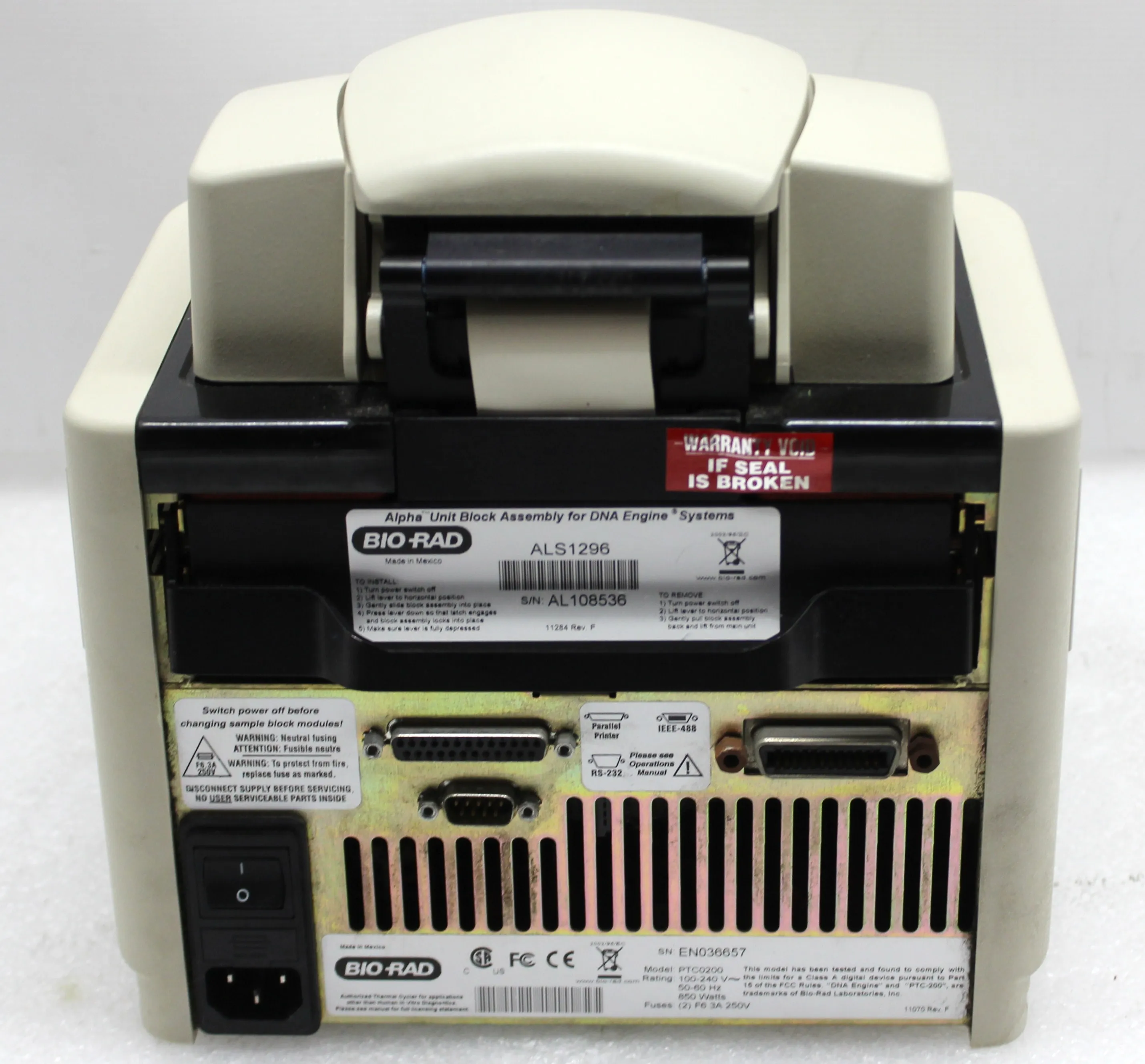 BIO-RAD PTC-200 PCR Thermal Cycler with 30-Day Warranty