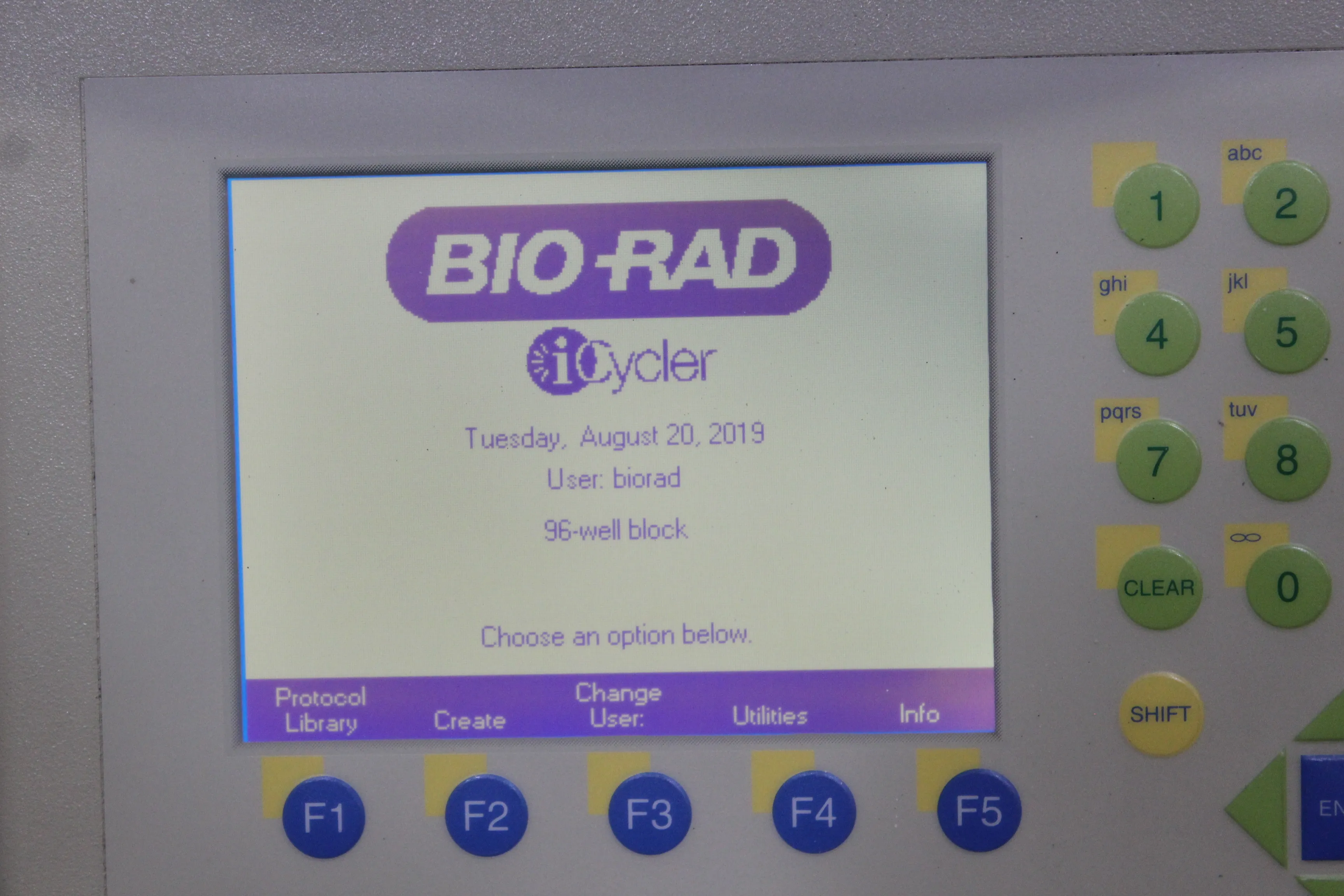 BIO-RAD iCycler Thermal Cycler PCR Thermal Cycler iQ5 Real-Time PCR Detection System with 96-well Reaction Block