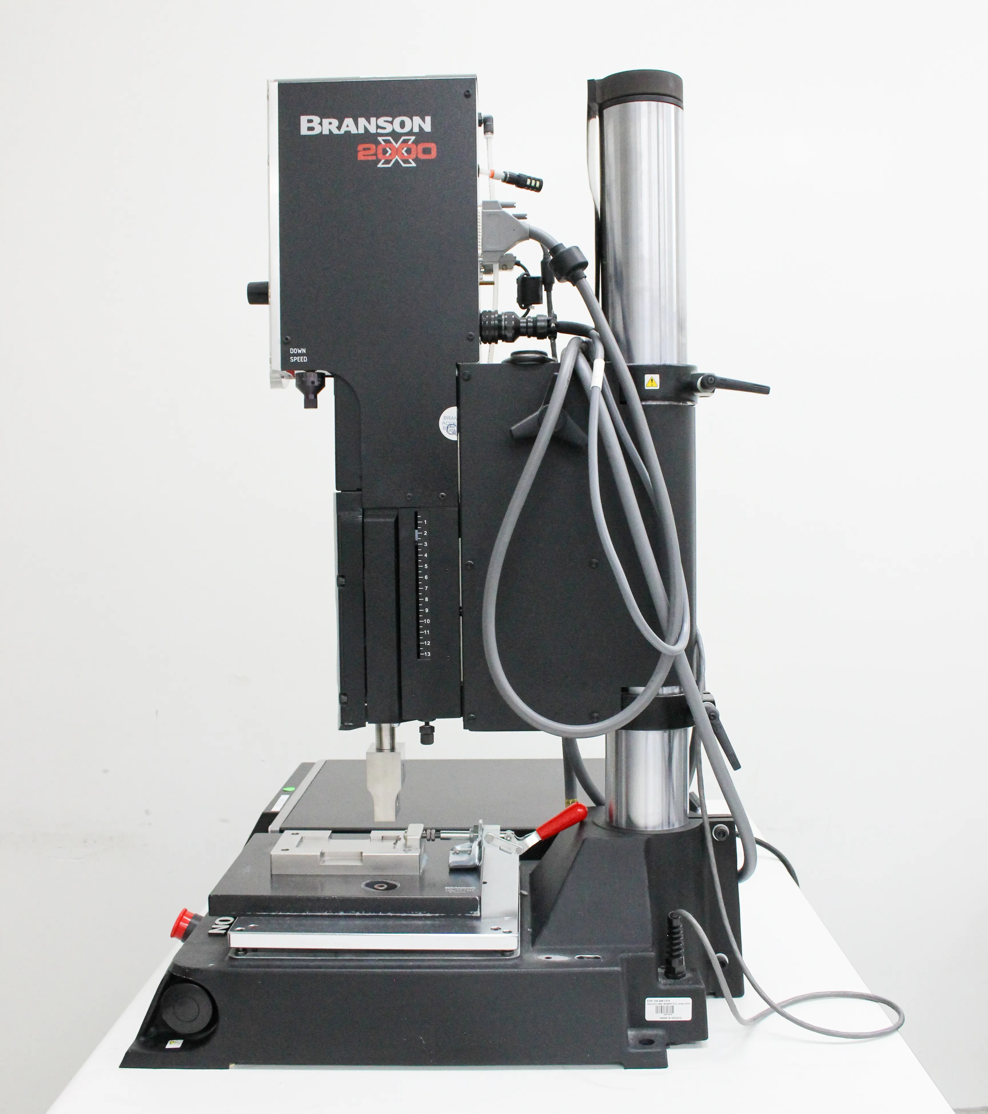 Branson 2000X AED & 2000 XDT Ultrasonic Welding System w/ Table