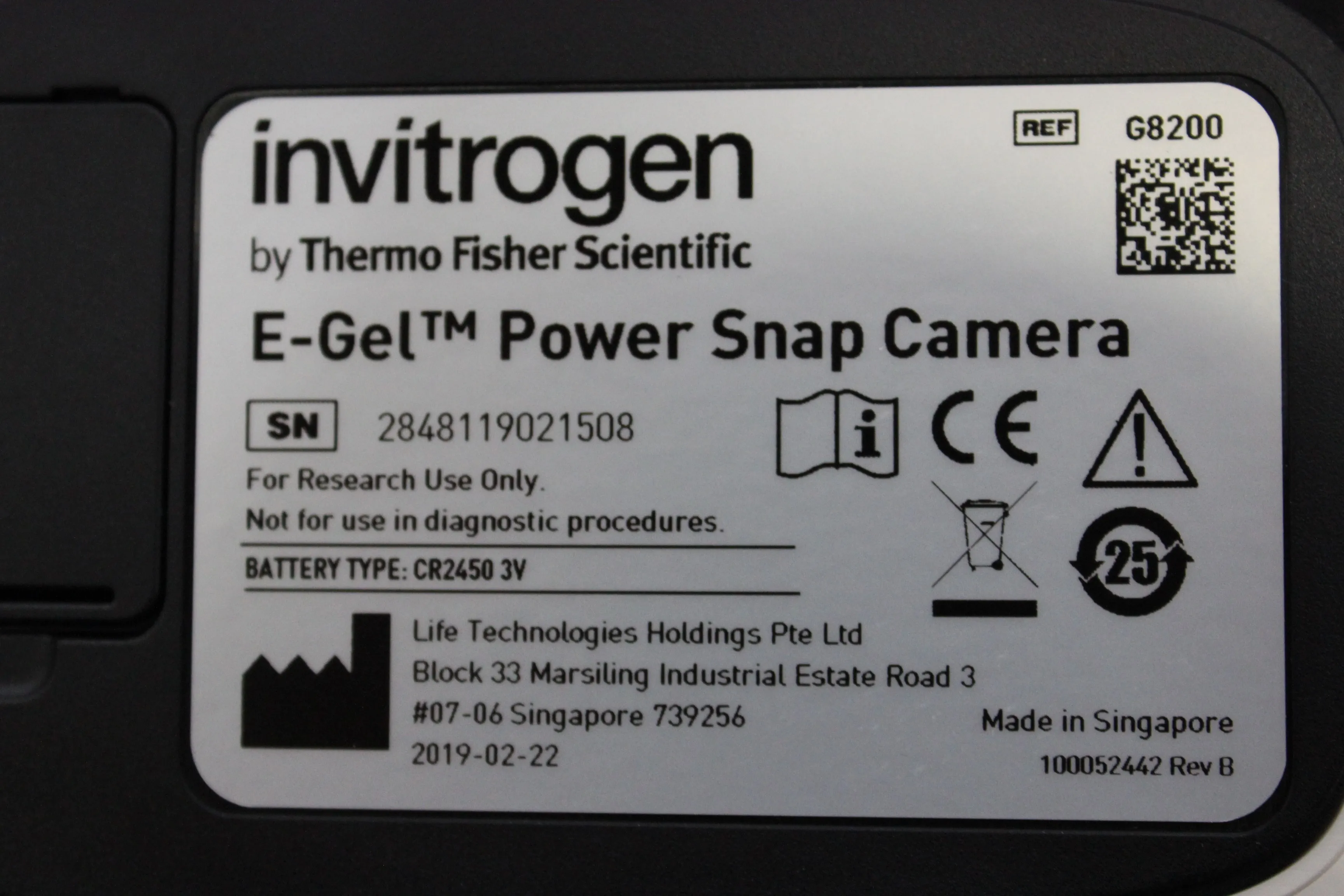 Invitrogen E-Gel Power Snap Electrophoresis System