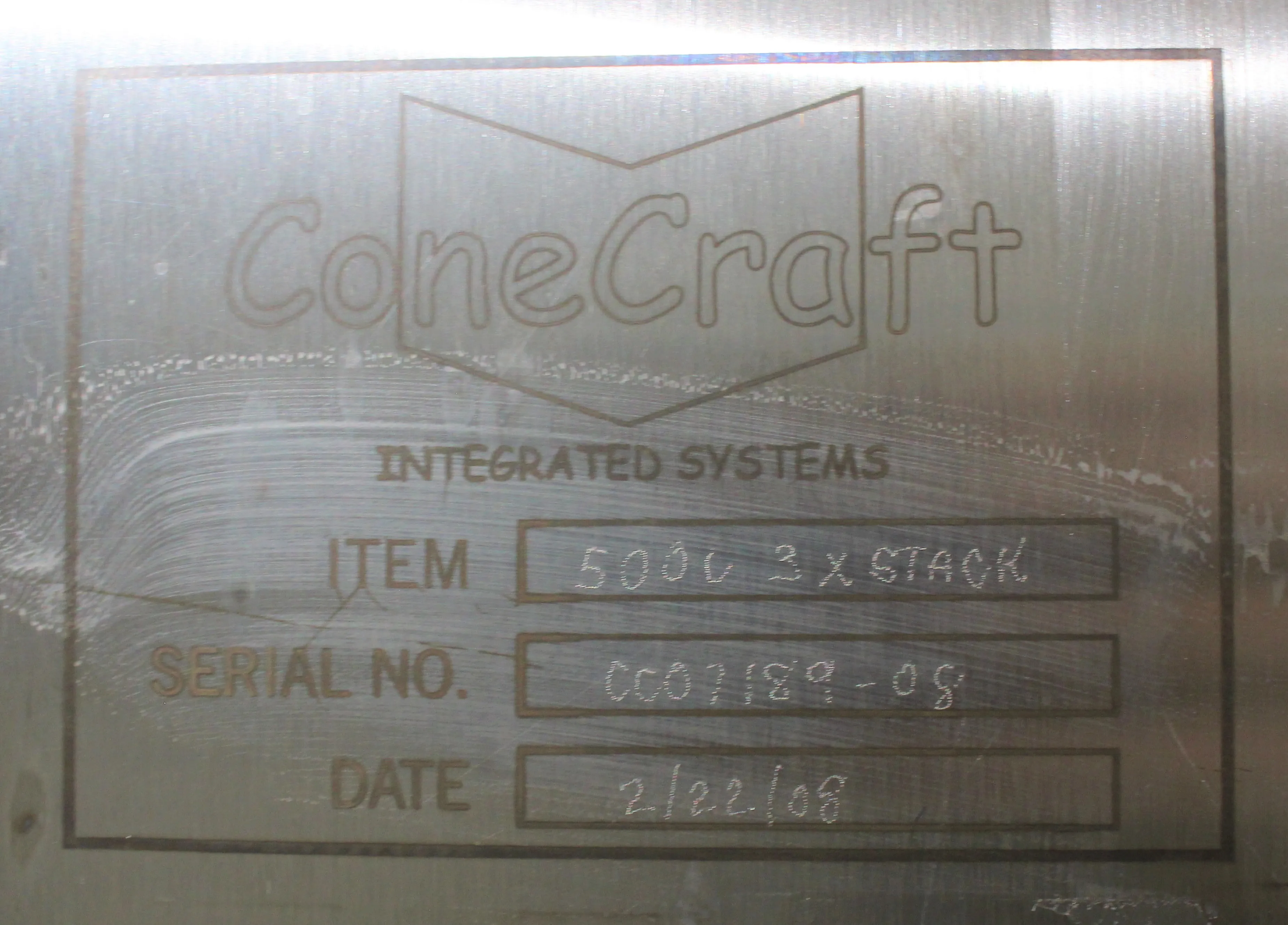 ConeCraft 500 L 3x Stack Stainless Steel Bioprocess Container System