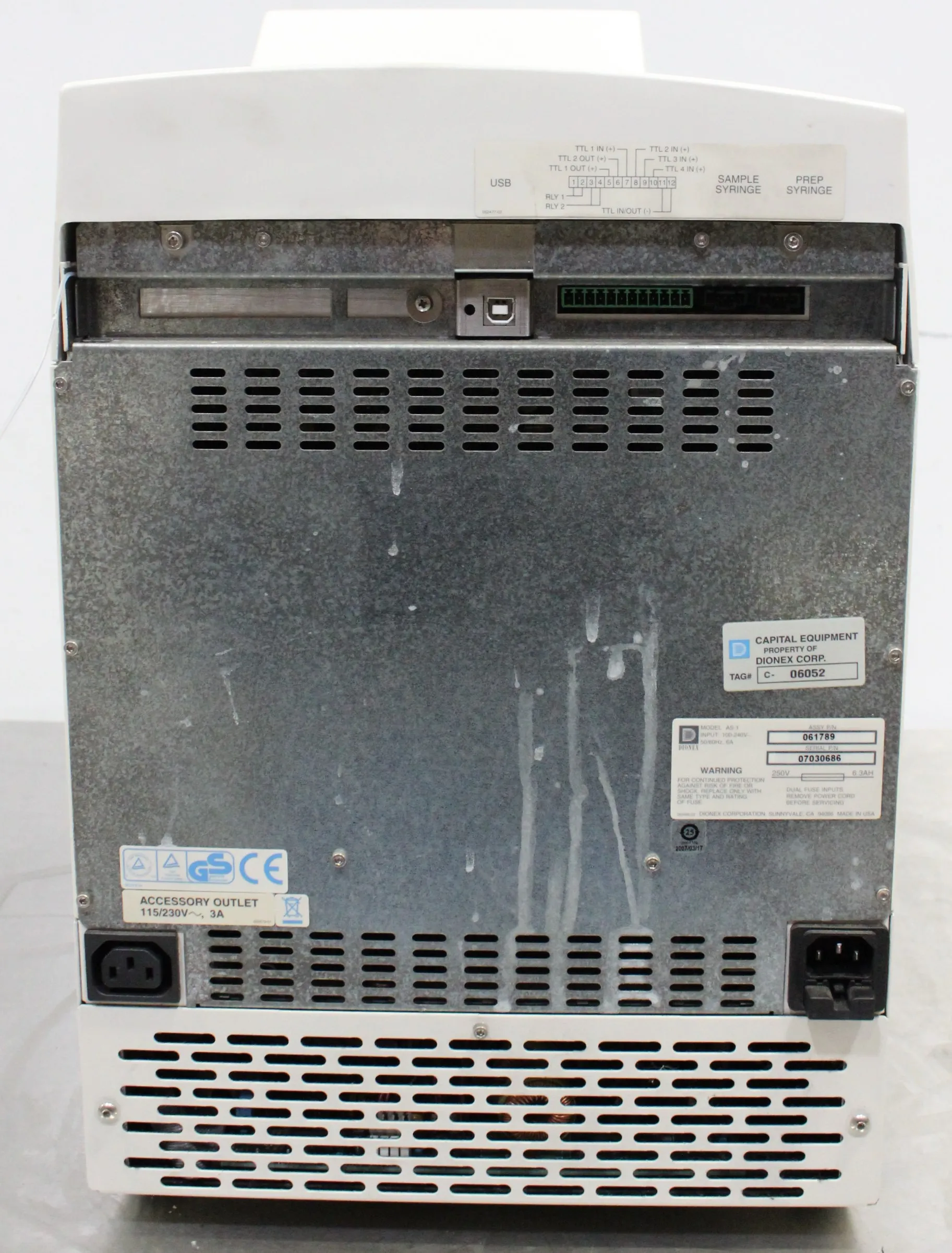 Dionex AS-1 Auto Sampler HPLC / FPLC / GC / CE Class 3 - Service Used 120V/220V