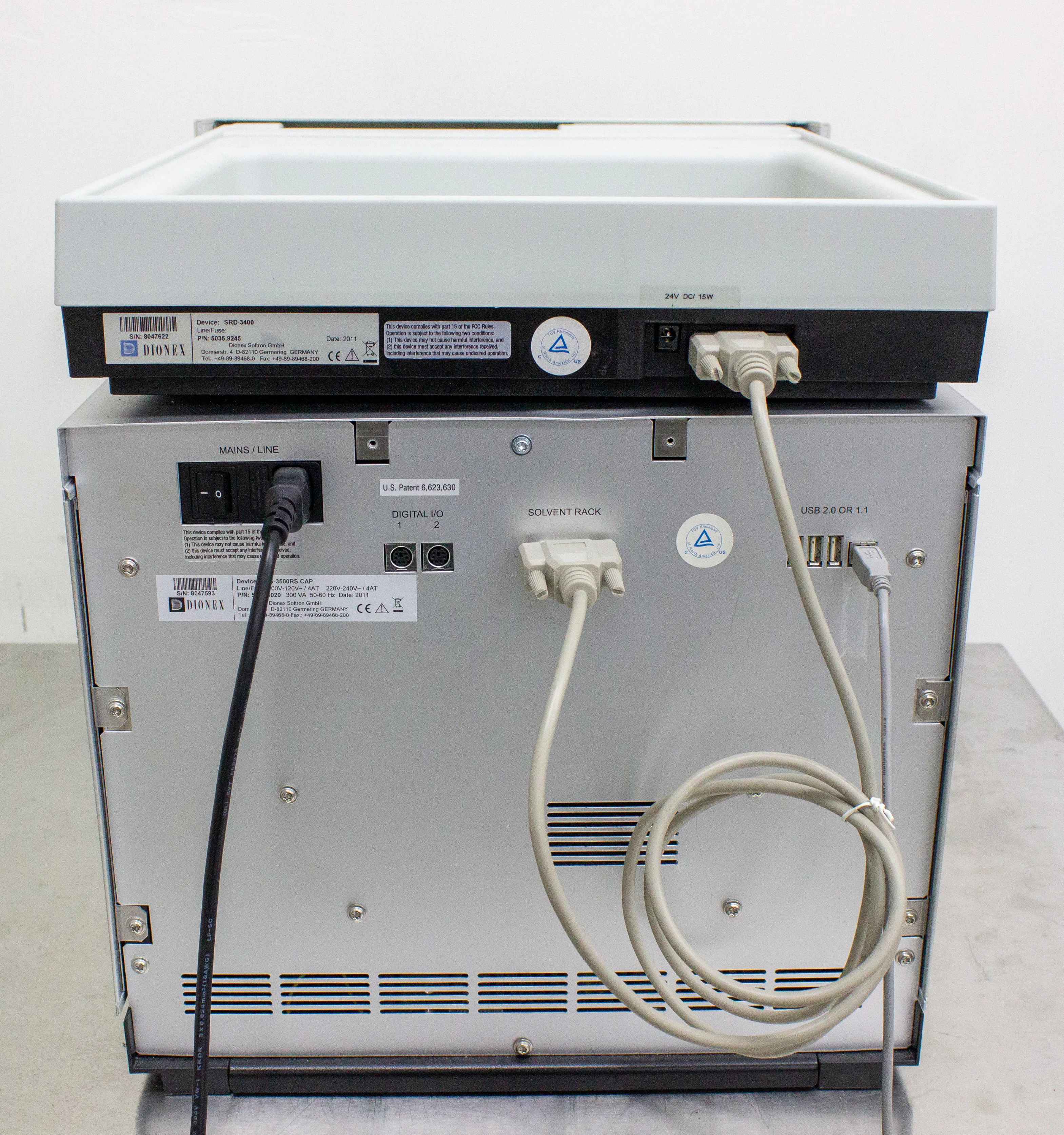 Thermo Scientific NCS-3500RS CAP Binary Rapid Separation Nano/Capillary Pump w/ Solvent Tray - Used Lab Equipment