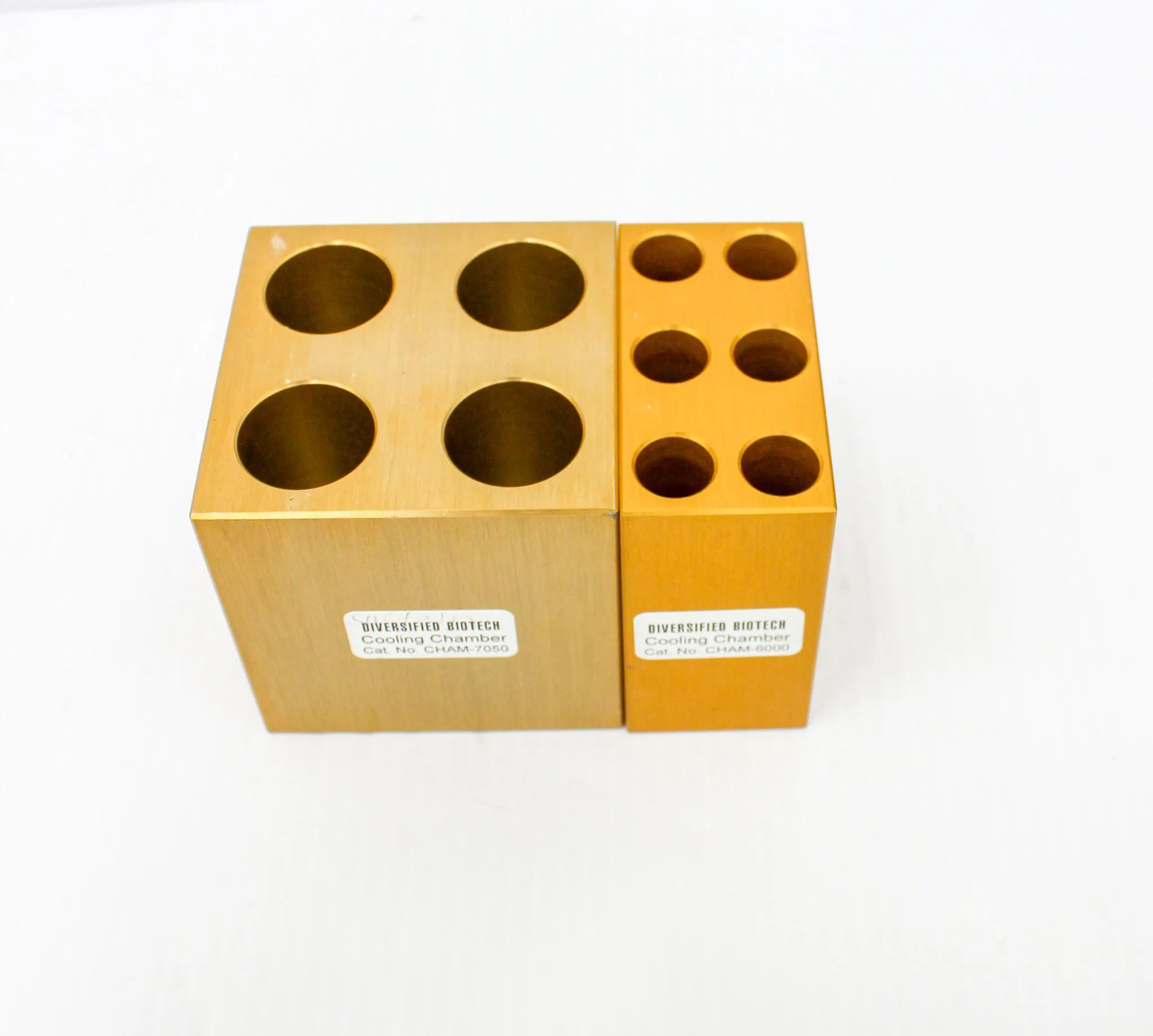 Diversified Biotech Dry Block Modules CHAM-6000 and 7050 Tubes