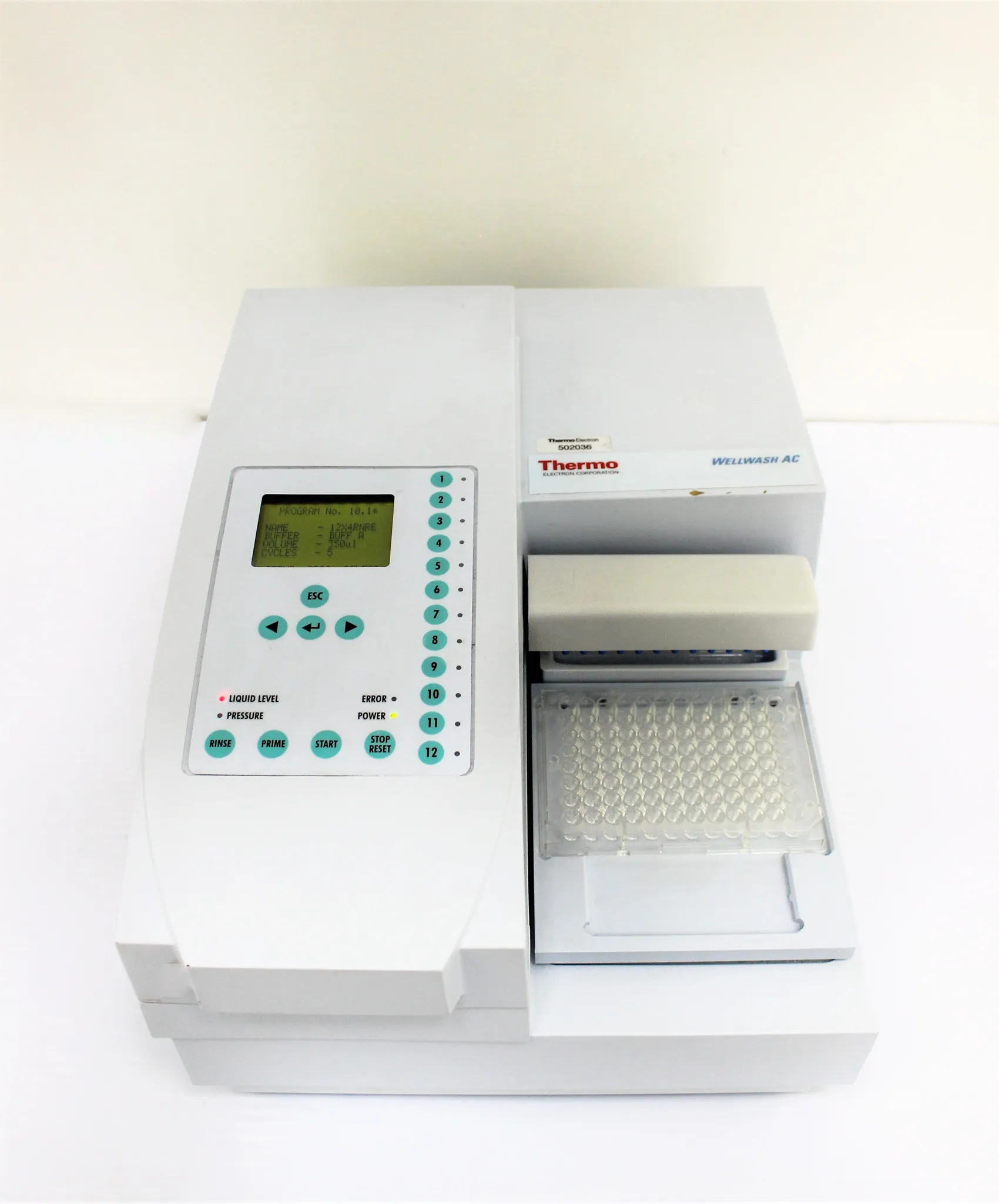 Thermo Electron Wellwash AC Microplate Washer 870 with LCD Display and Automatic Priming