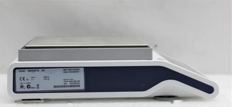 Mettler Toledo MS4002TS/00 Precision Balance CLEARANCE! As-Is