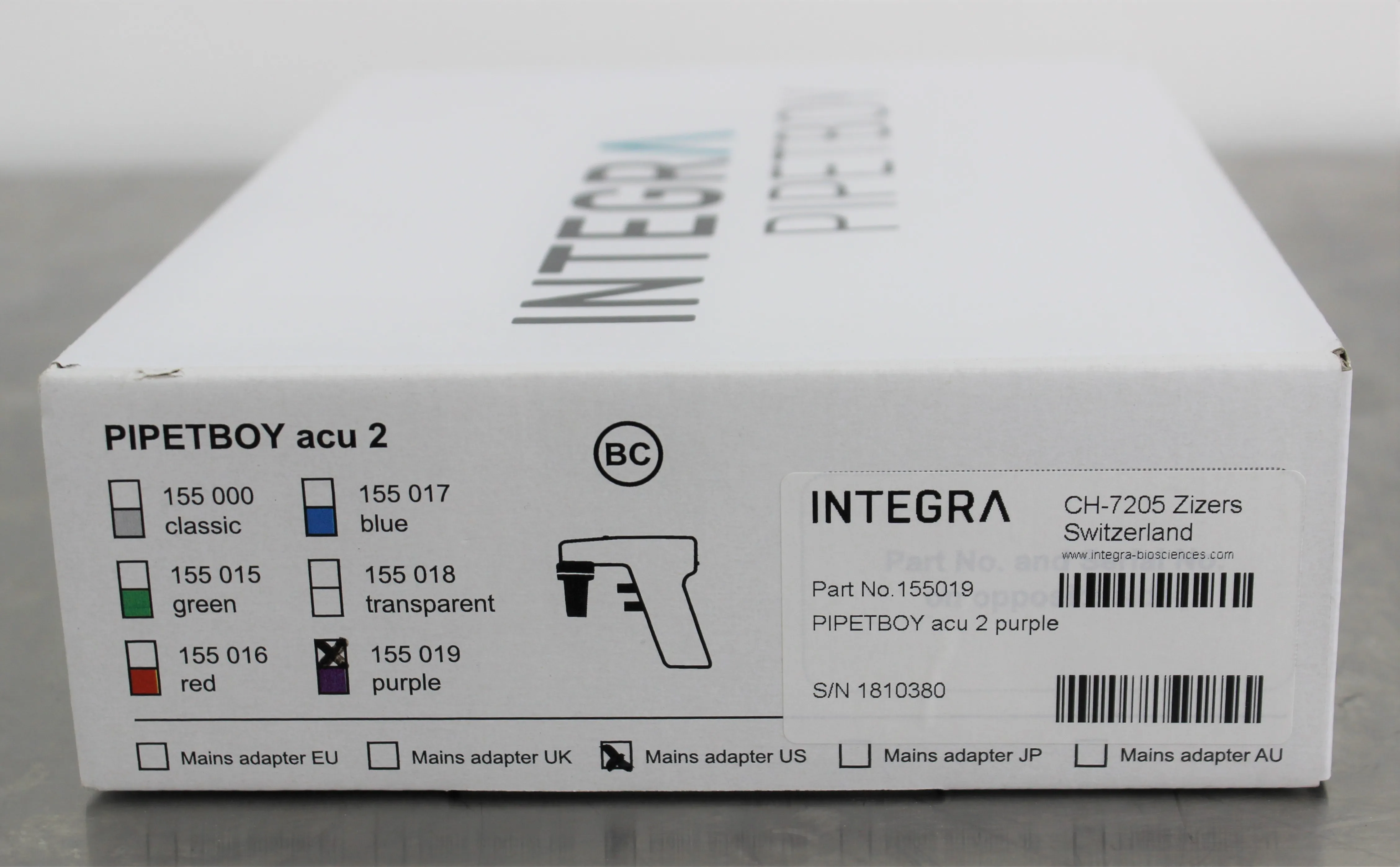 Integra Biosciences Pipetboy Acu 2 Pipettor