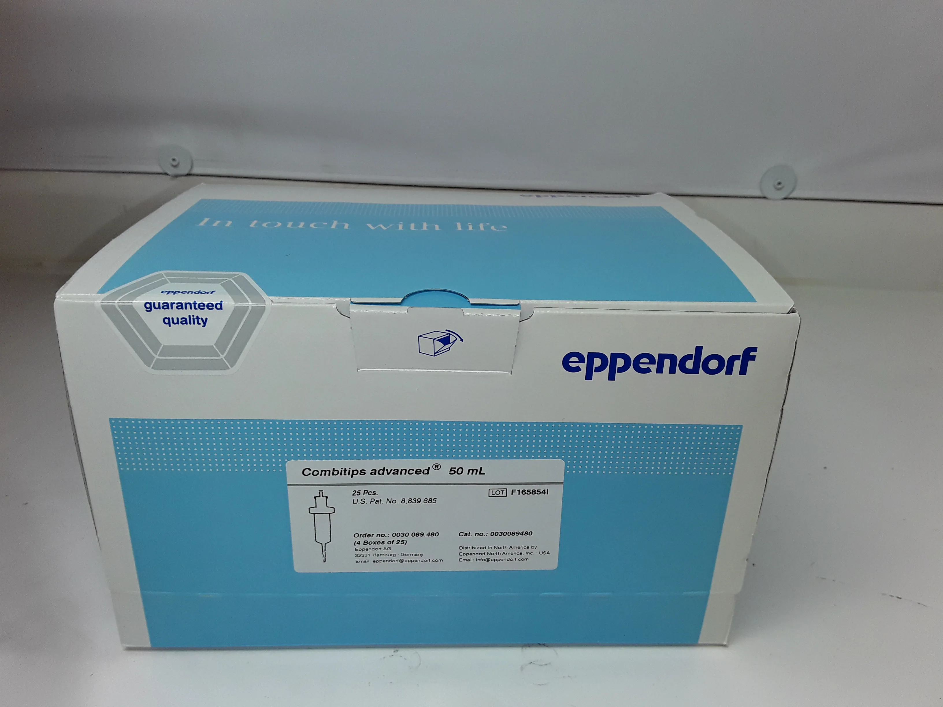 Eppendorf Combitips advanced 50ml X 100 C/N 0030089480 Liquid Handling Accessory