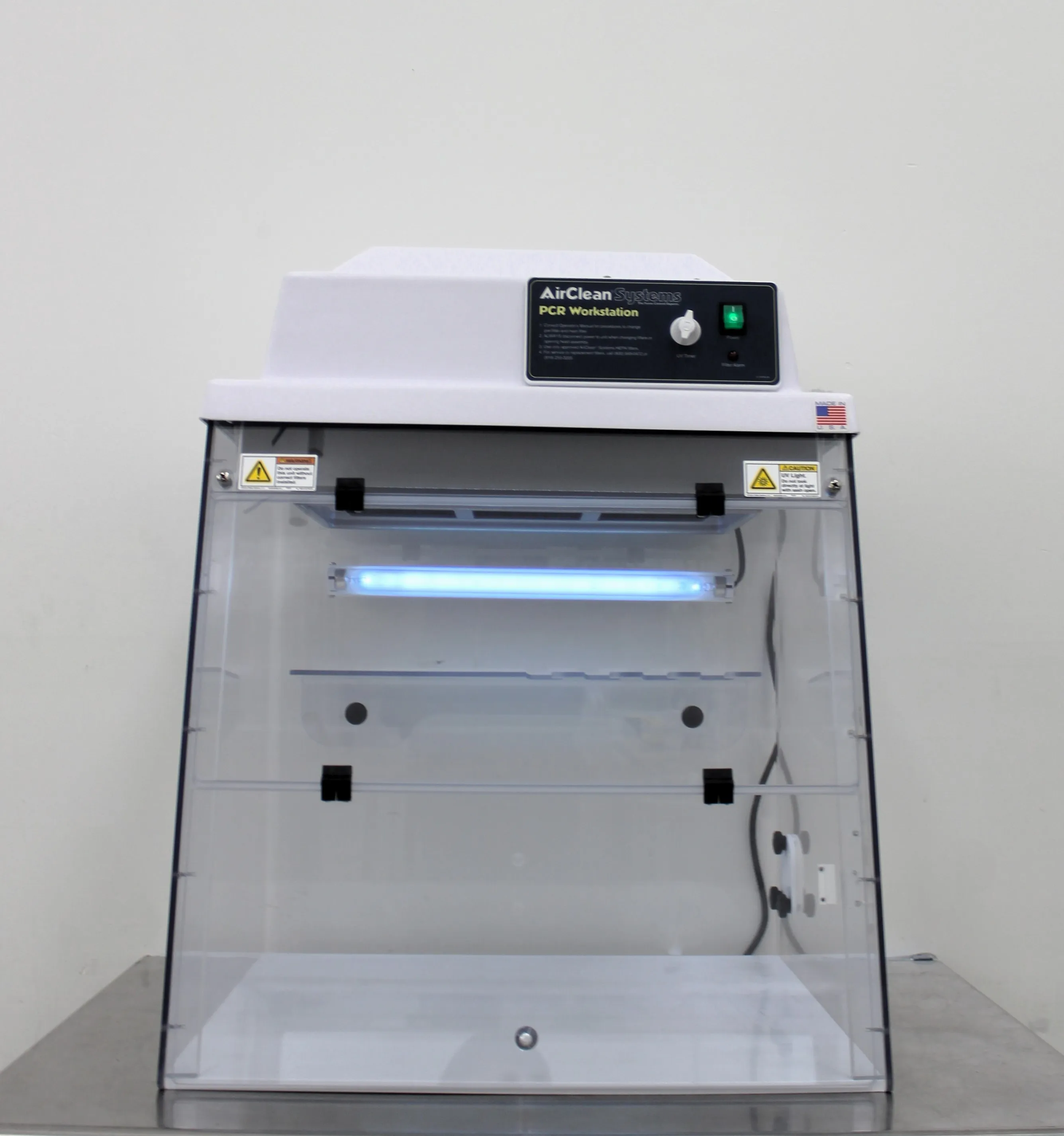 AirClean Systems PCR workstation Model: AC624LFUV