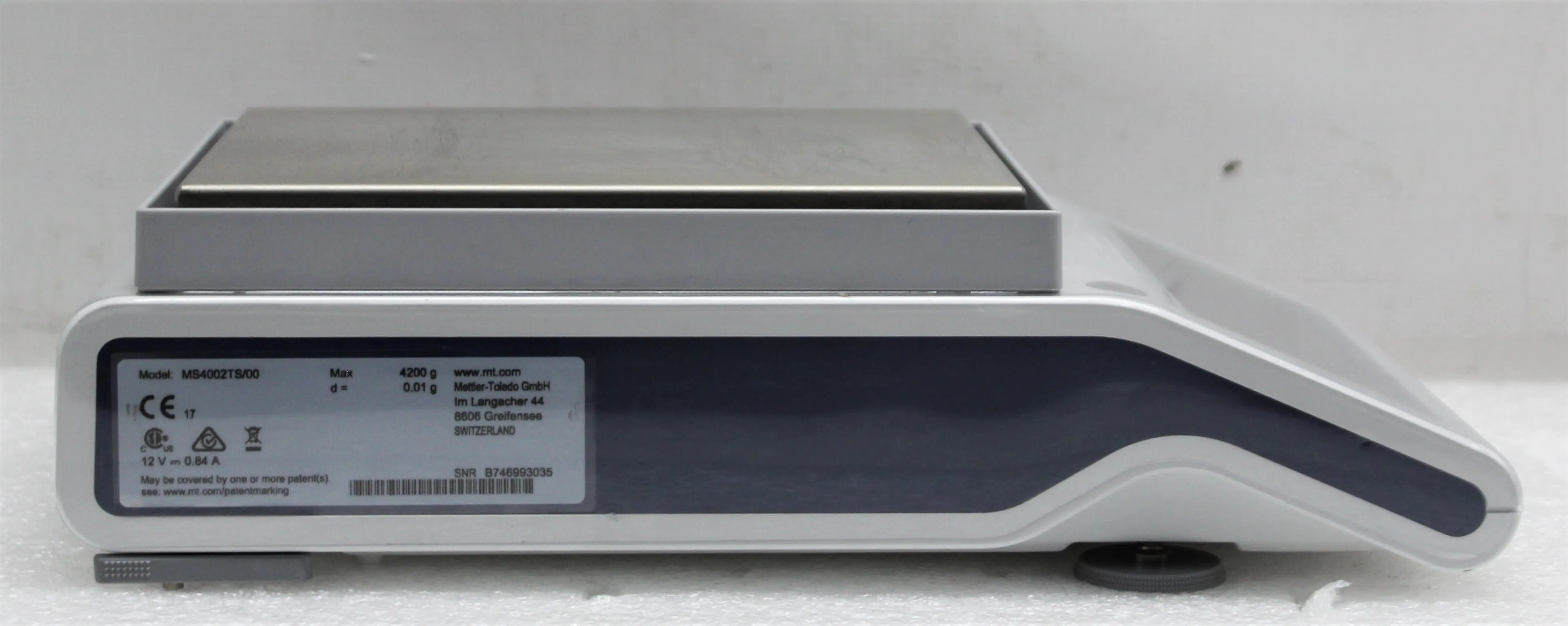 Used Mettler-Toledo MS4002TS/00 Bench Scale / Floor Scale