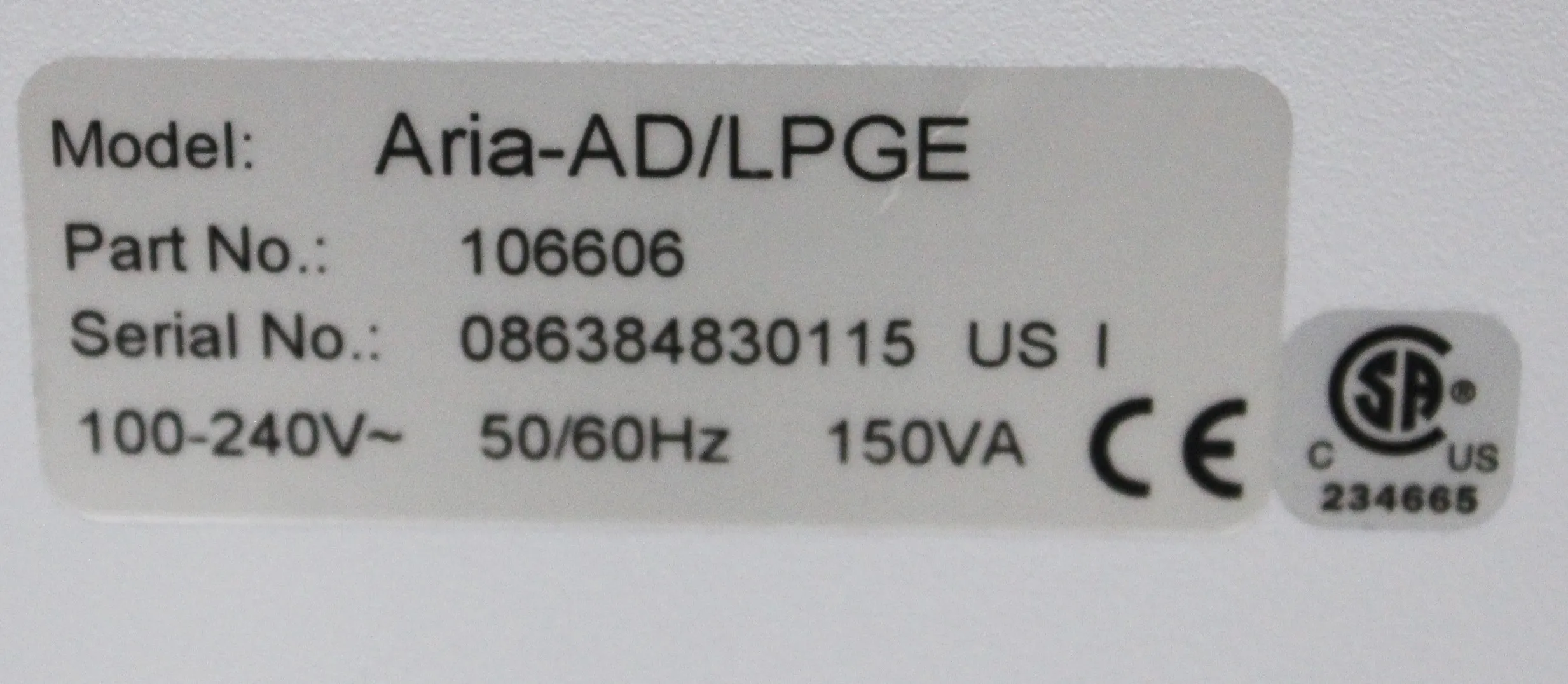 Cohesive Technologies Aria-AD/LPGE Pump