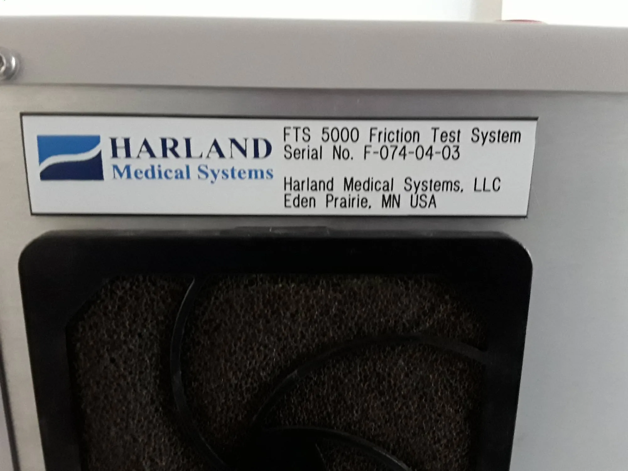 Harland Medical Systems FTS 5000 Friction Test System