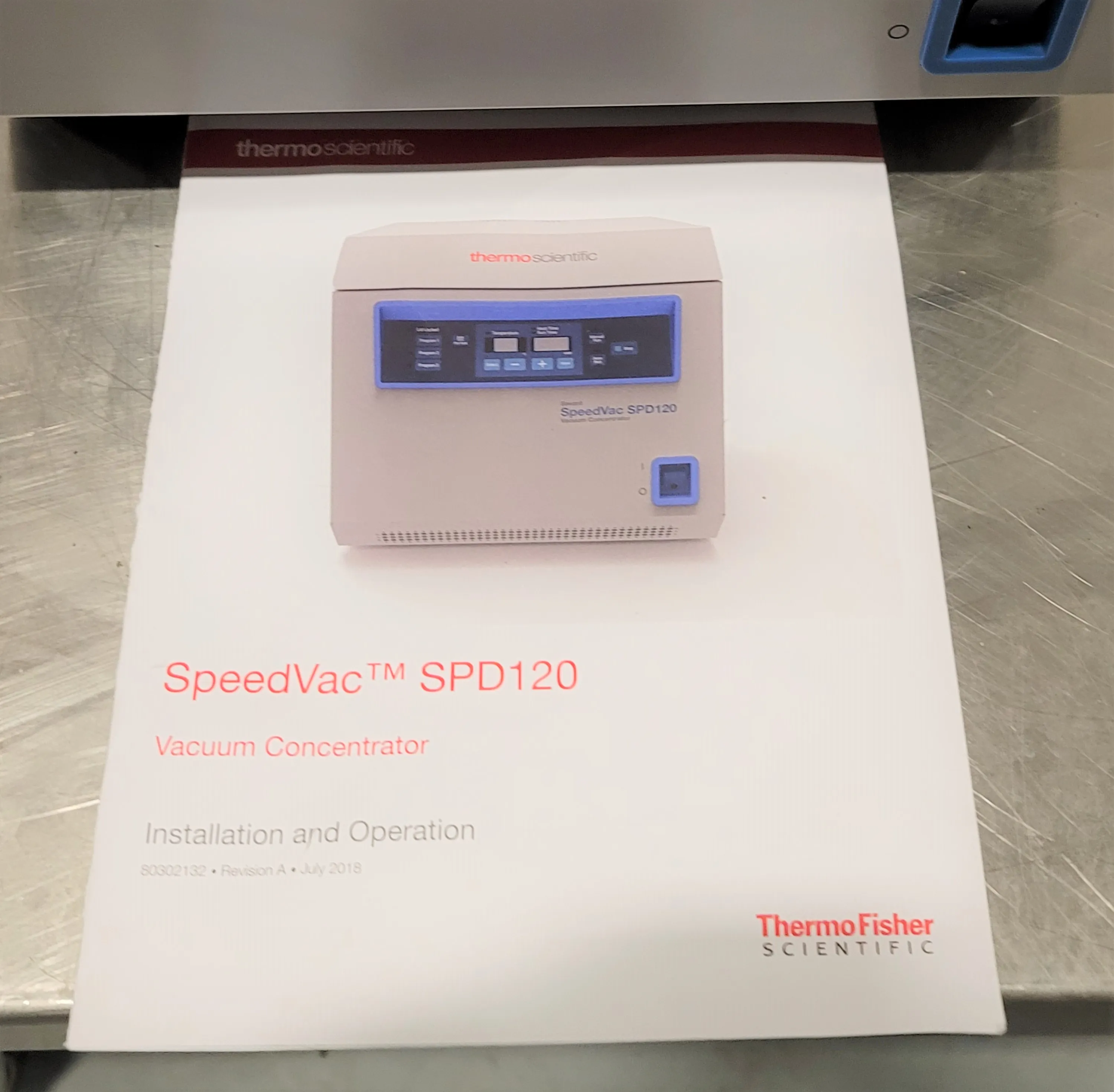 Thermo Scientific SpeedVac Concentrator SPD120 with 30-Day Warranty