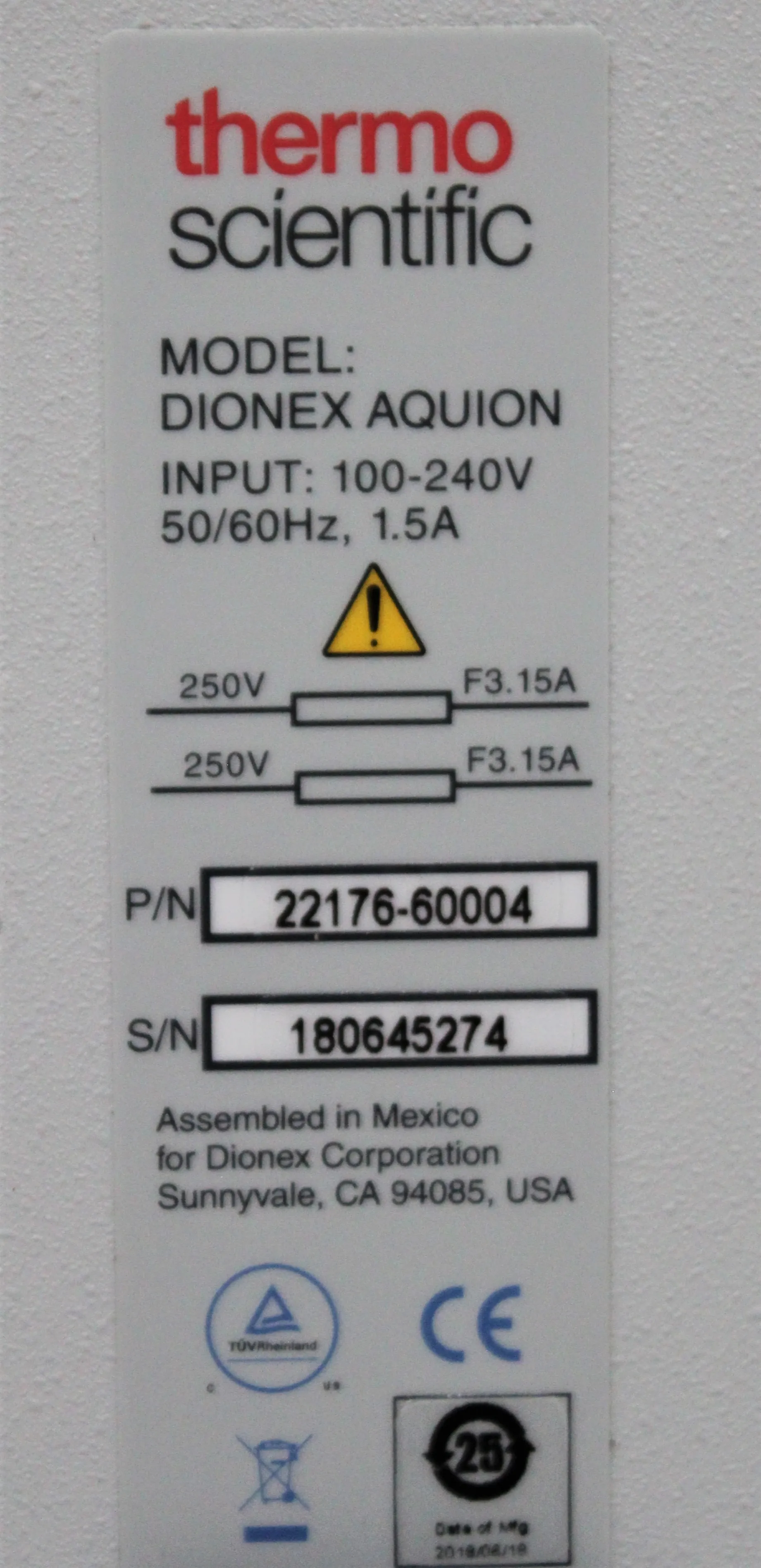 Thermo Scientific Dionex Aquion IC System