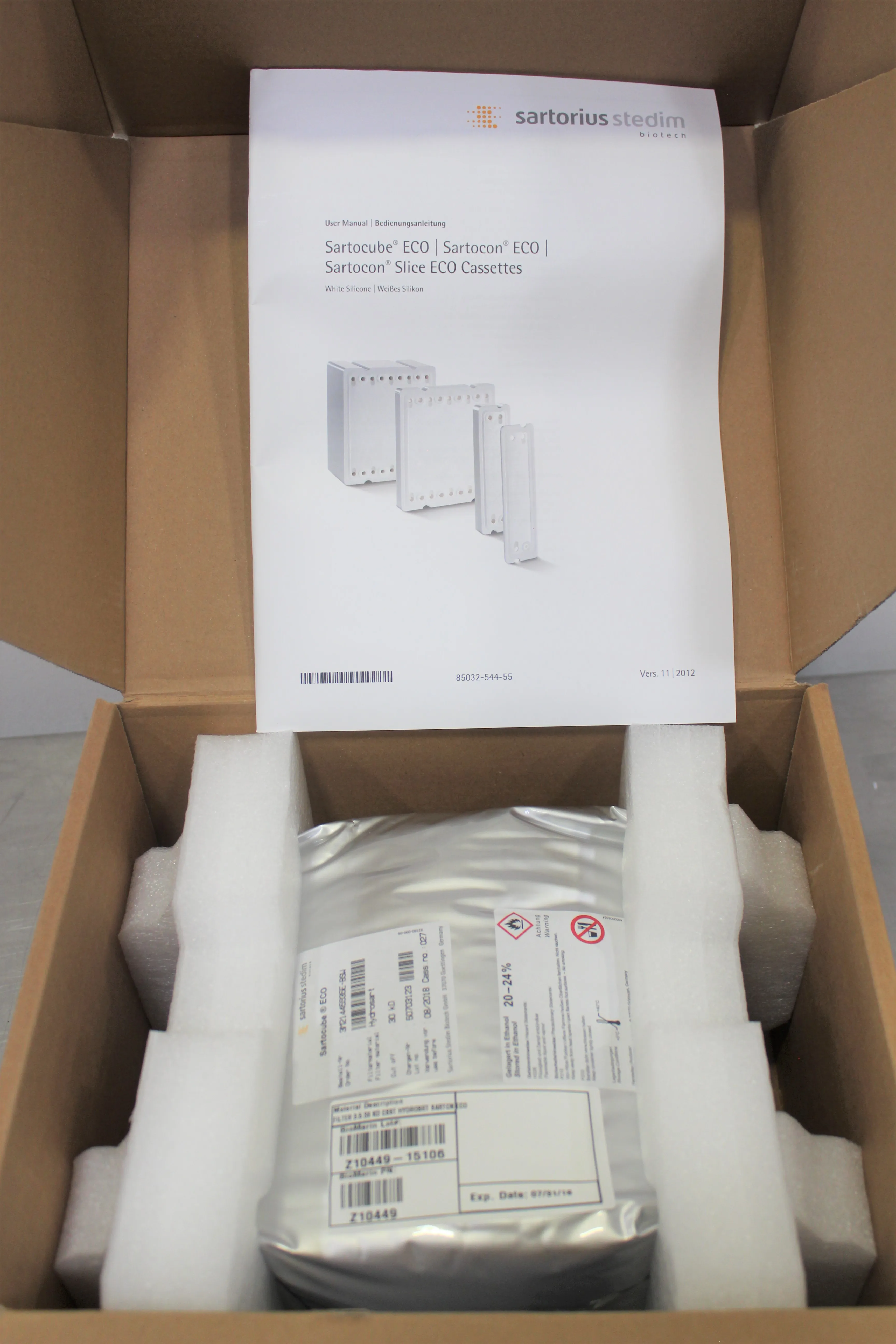 Sartorius Sartocube ECO Hydrosart Cassette, Class 1, New other