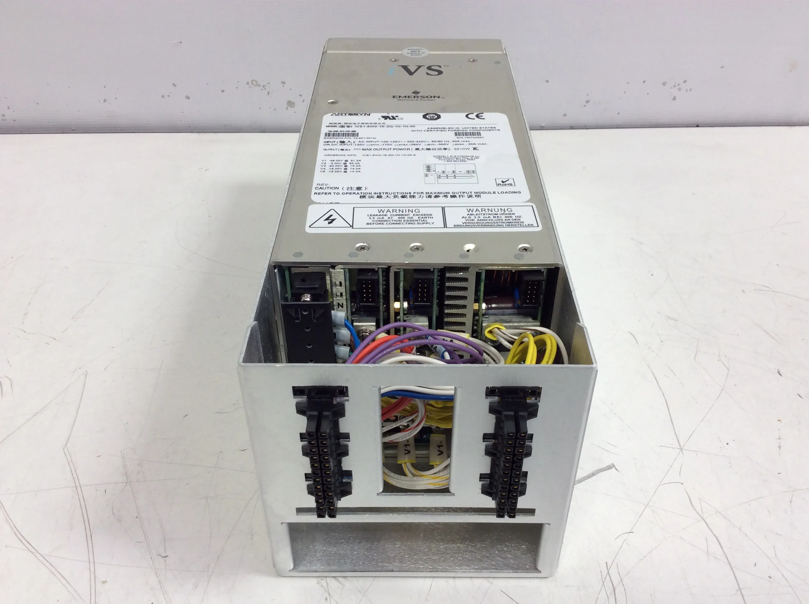 Emerson Power Supply Model iVS1-5W0-1E-2Q-1N-1N-00