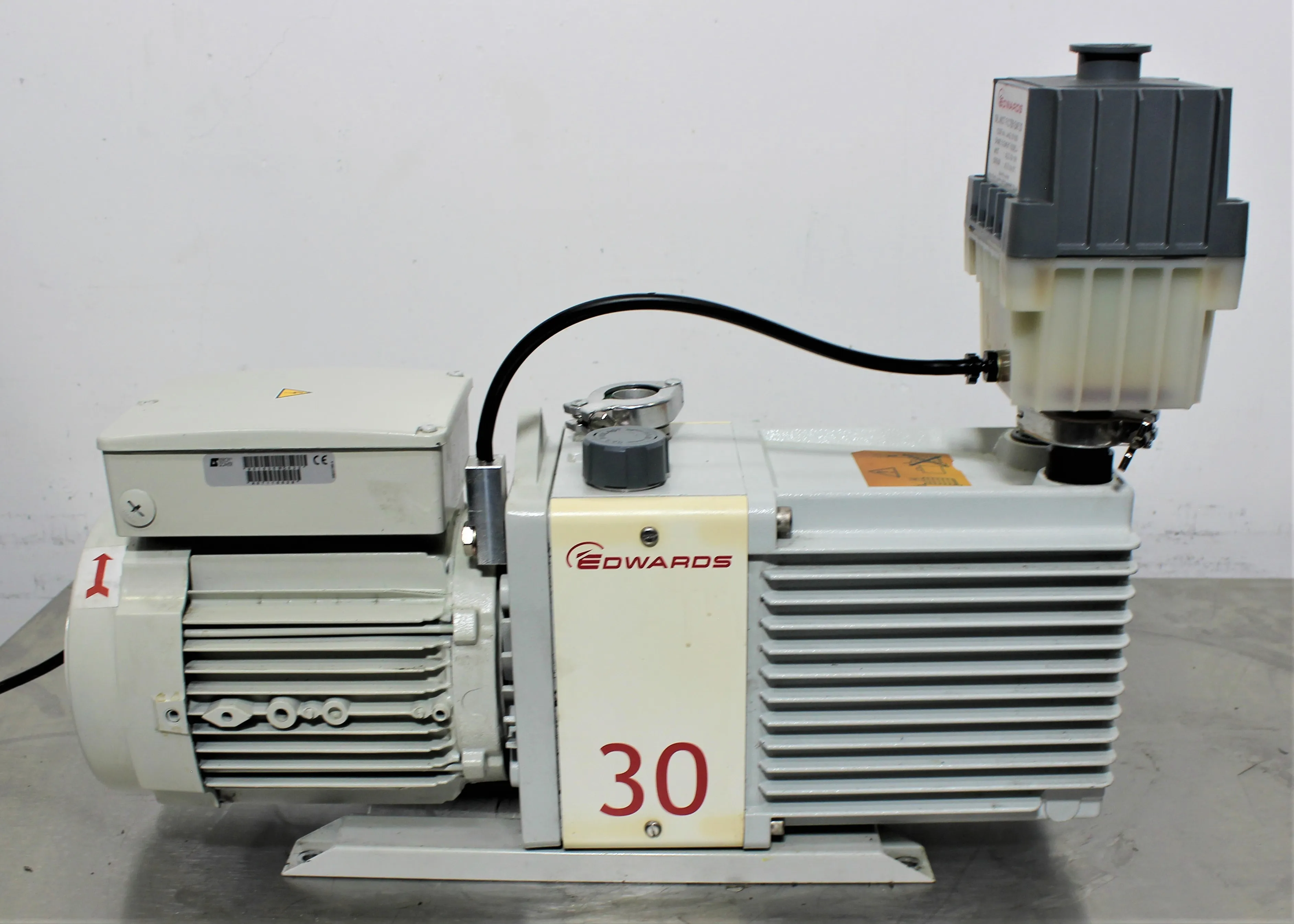 Edwards E2M30 Rotary Vane Vacuum Pump, Used, Reliable and Versatile 208V Vacuum Pump