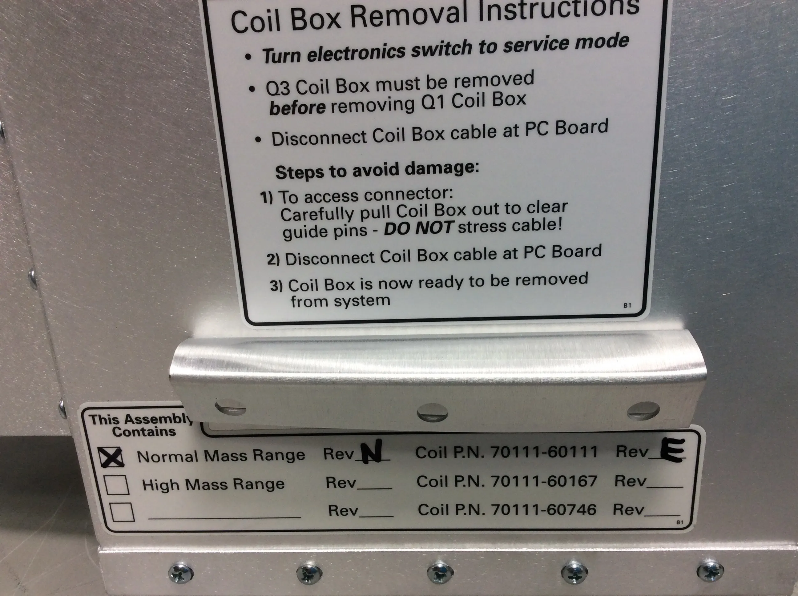 KQ Integrated Solutions Coil Box Q3 PN: 70111-60018 for TSQ Quantum Ultra Used Laboratory Equipment