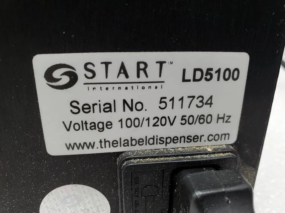 START The Label Dispenser LD5100