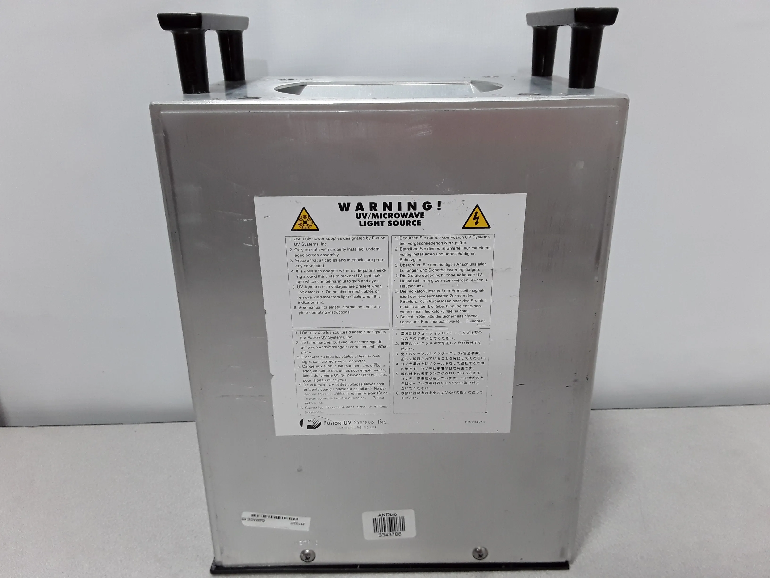 Heraeus Fusion UV Systems I250 Irradiator Model I250P - Used Laboratory Equipment