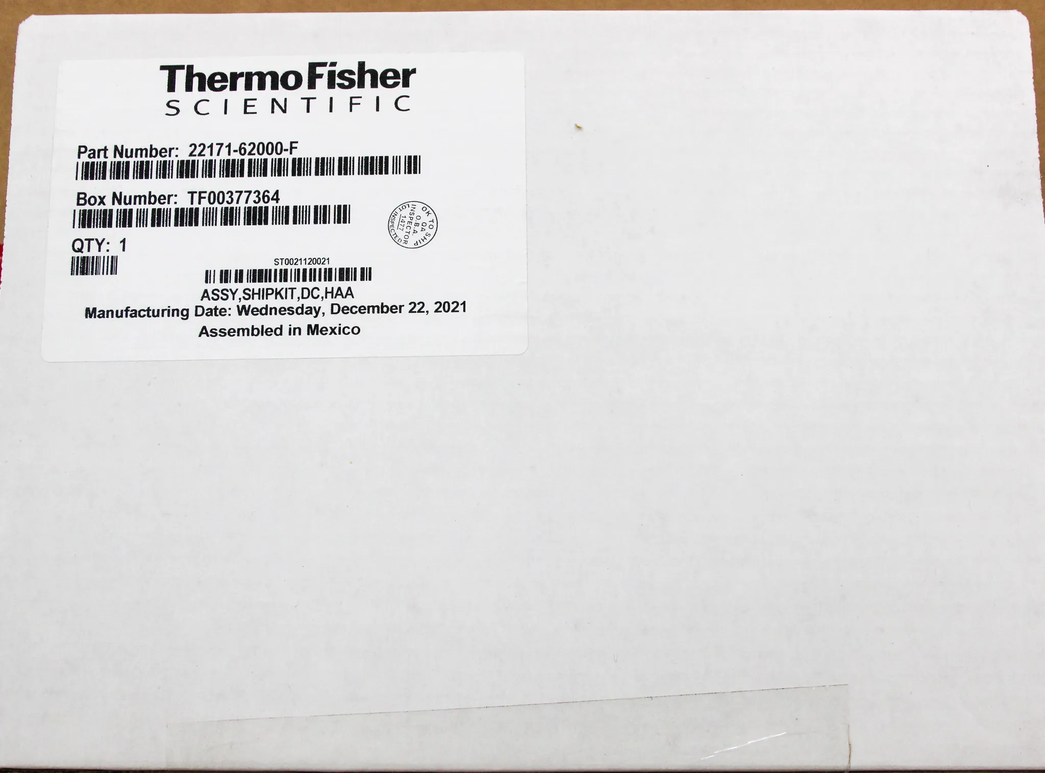 Thermo Dionex ICS-6000 DC-6 Detector/Chromatography Compartment 22181-60050