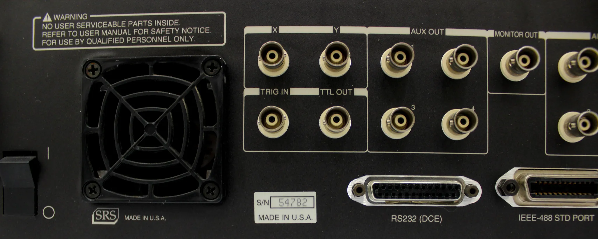 Stanford Research Systems Model: SR830 DSP Lock-In Amplifier