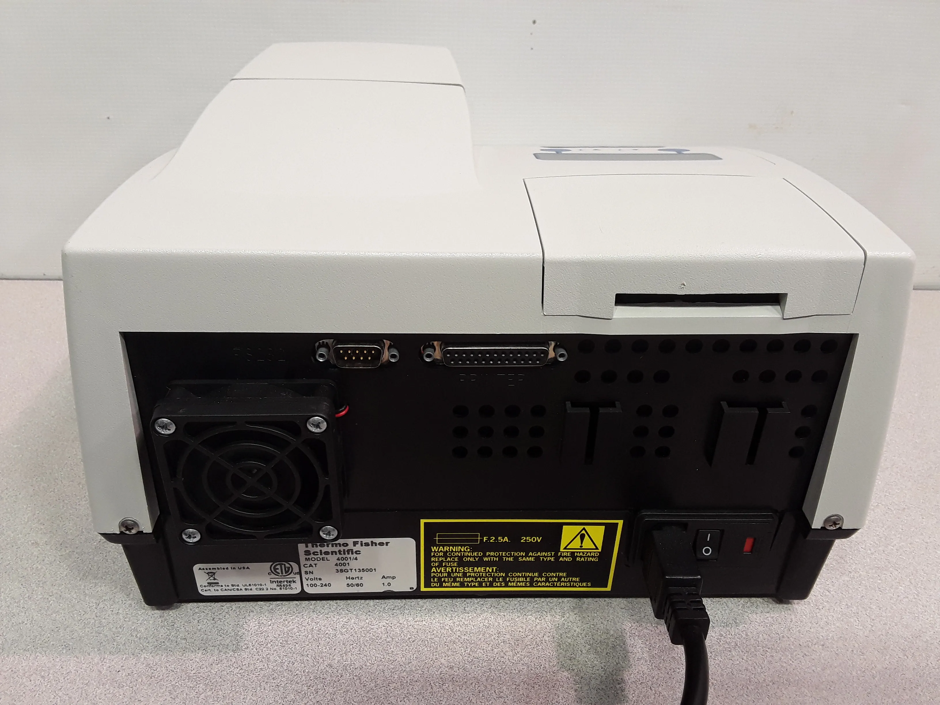 Thermo Fisher Scientific Genesys 20 Visible Spectrometer 4001/4