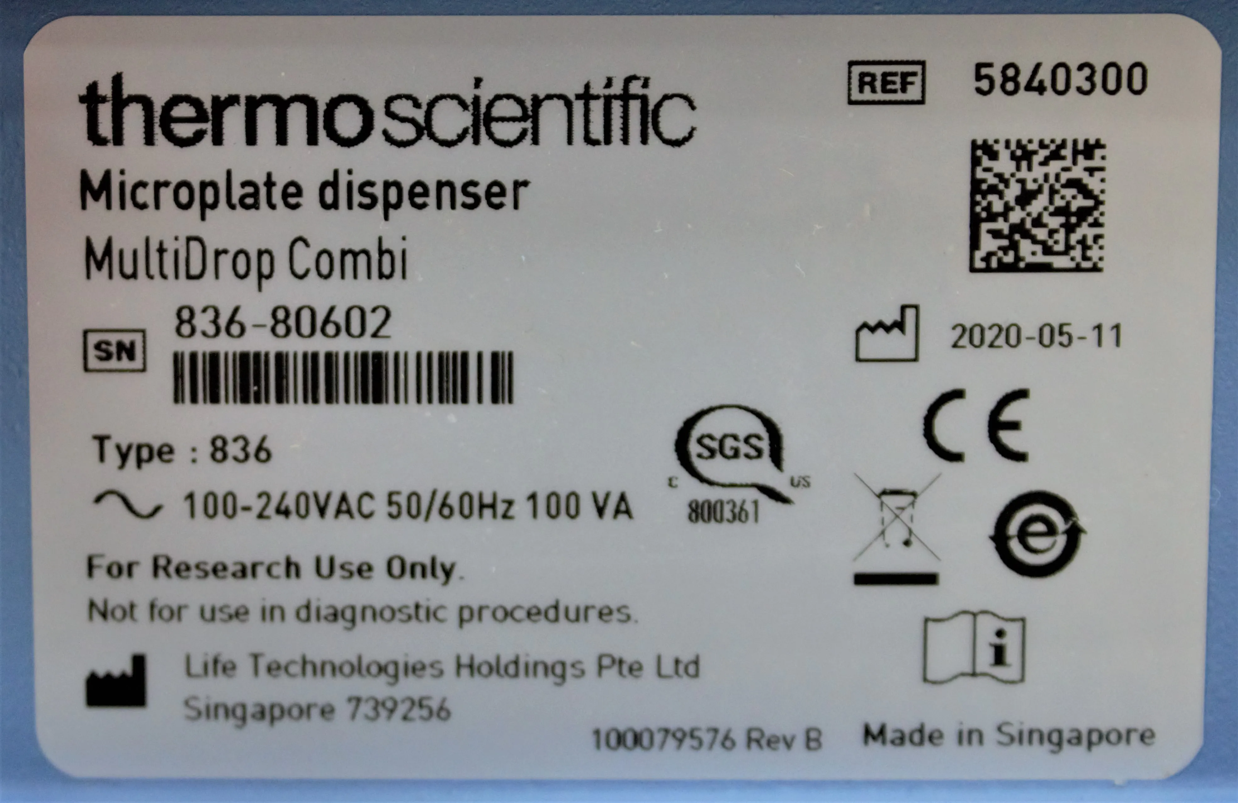 Thermo Scientific Multidrop Combi Reagent Dispenser