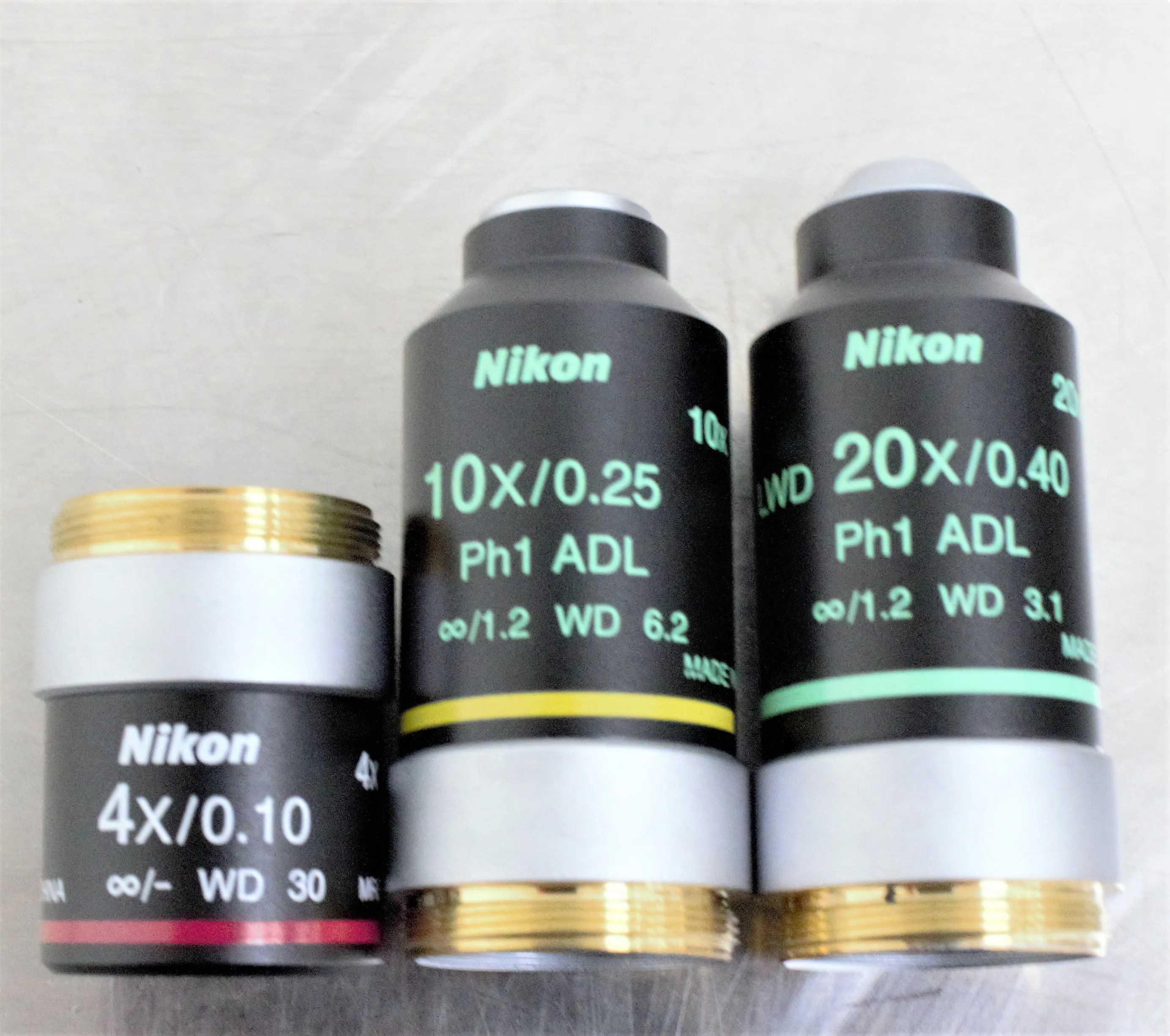 Nikon Eclipse TS100-F Inverted Microscope with Epi-fluorescence, Trinocular Head, and CFI-60 Lenses