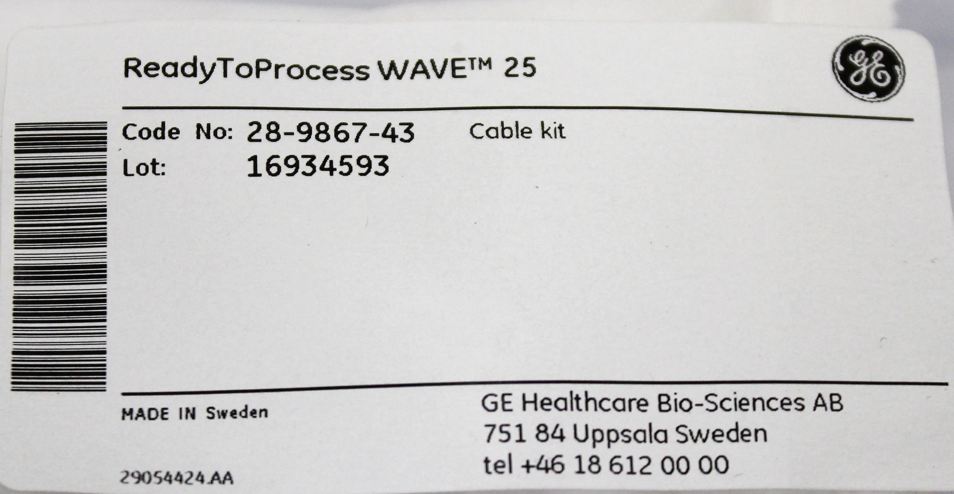 GE Healthcare Xuri Cell Harvester 29064568