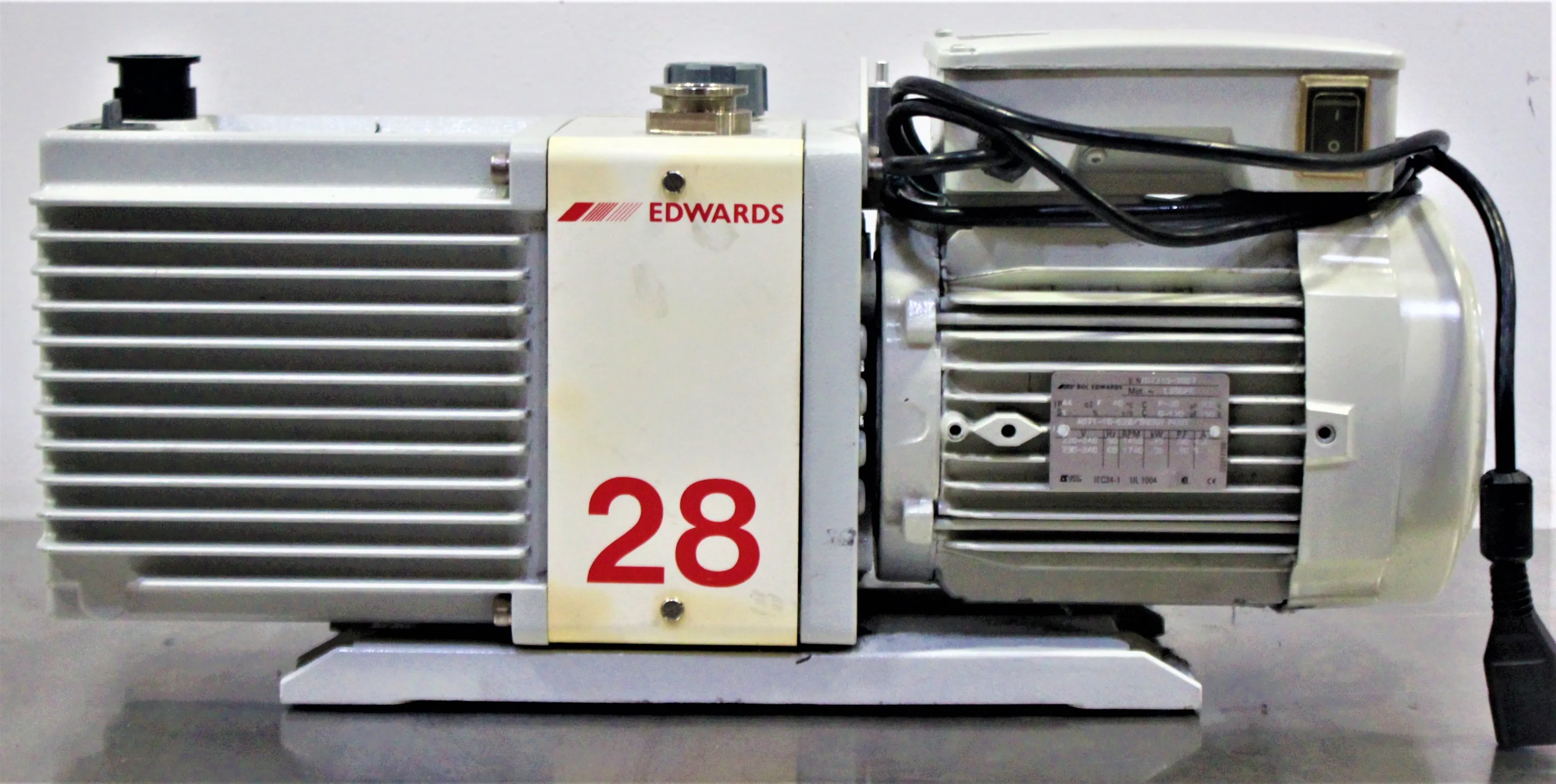 Edwards E2M28 Rotary Vane Vacuum Pump - Lab Equipment, Needs Repairs