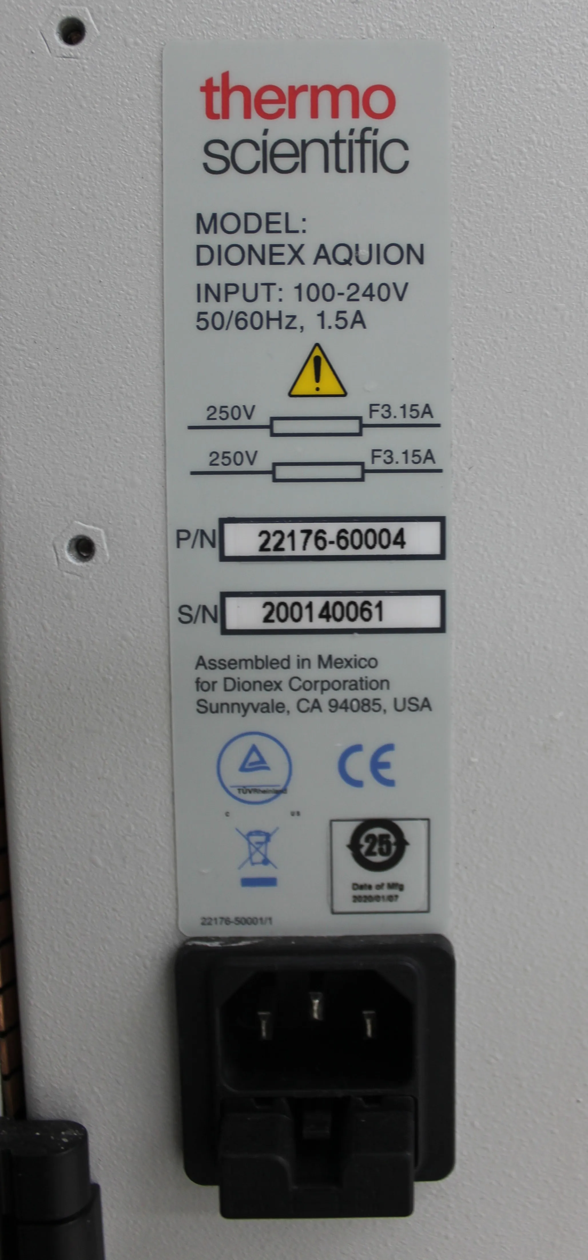 Thermo Scientific Dionex Aquion IC System - Used Laboratory Equipment