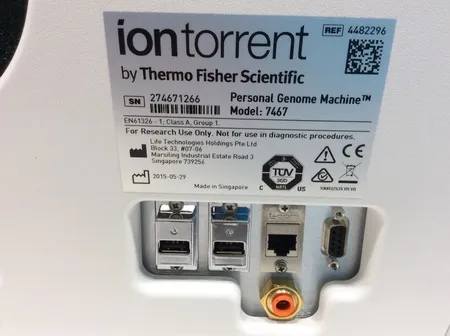 Life Technologies Ion Torrent Personal Genome Machine Model 7467