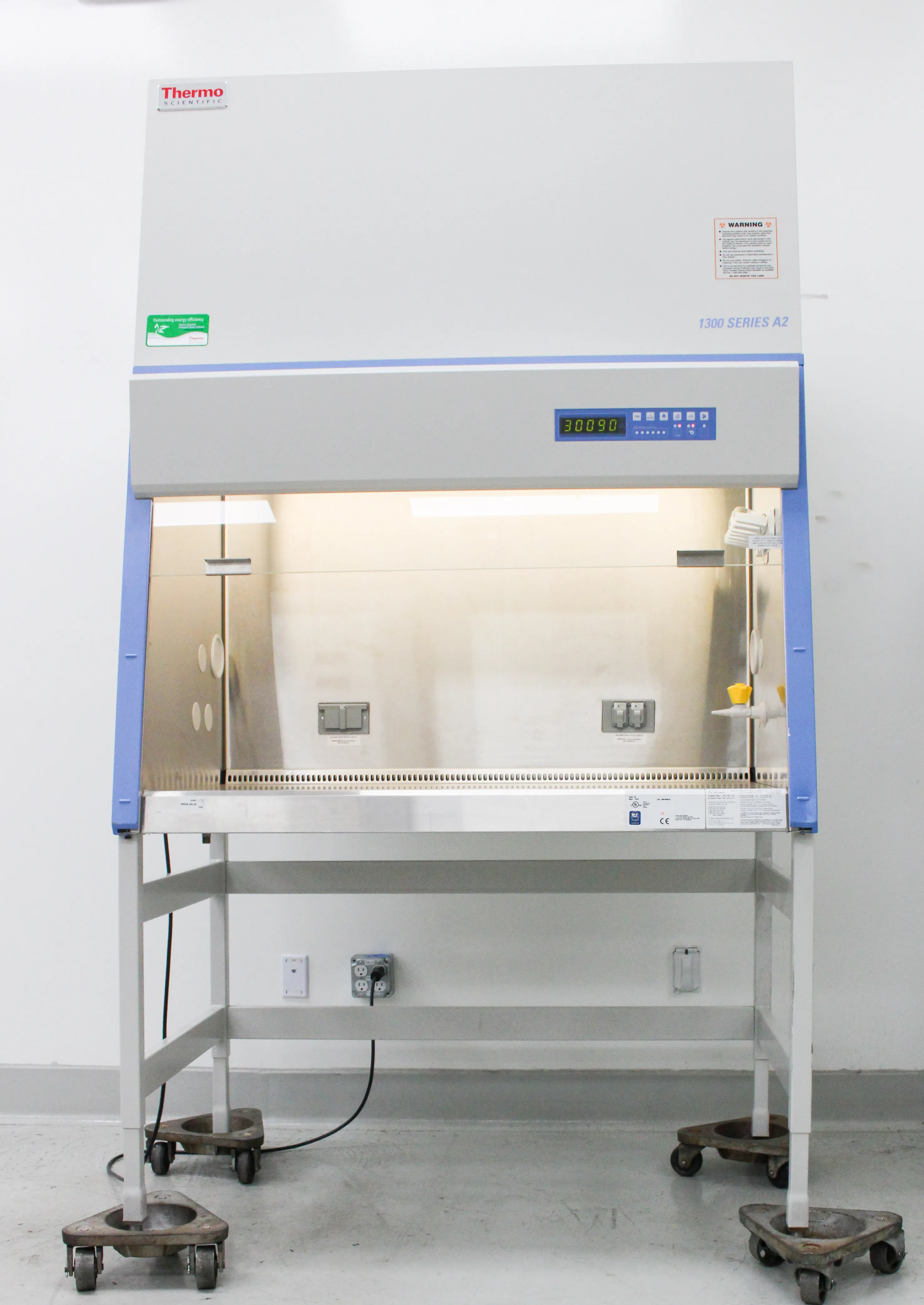 Thermo Scientific 1300 Series Class II Type A2 Biosafety Cabinet with UV Light 4ft Model 1375 Stand